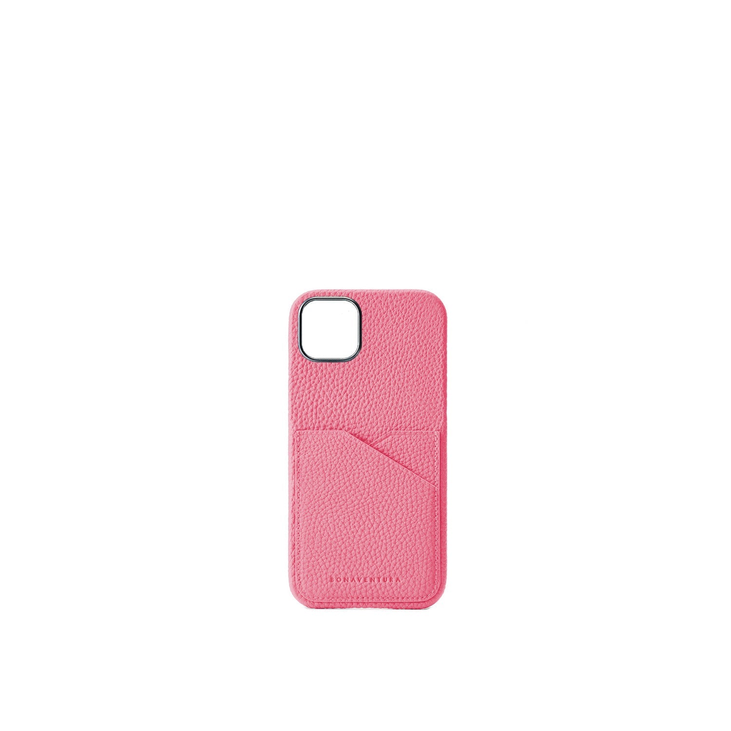 (iPhone 15 Plus) Back cover case shrink leather