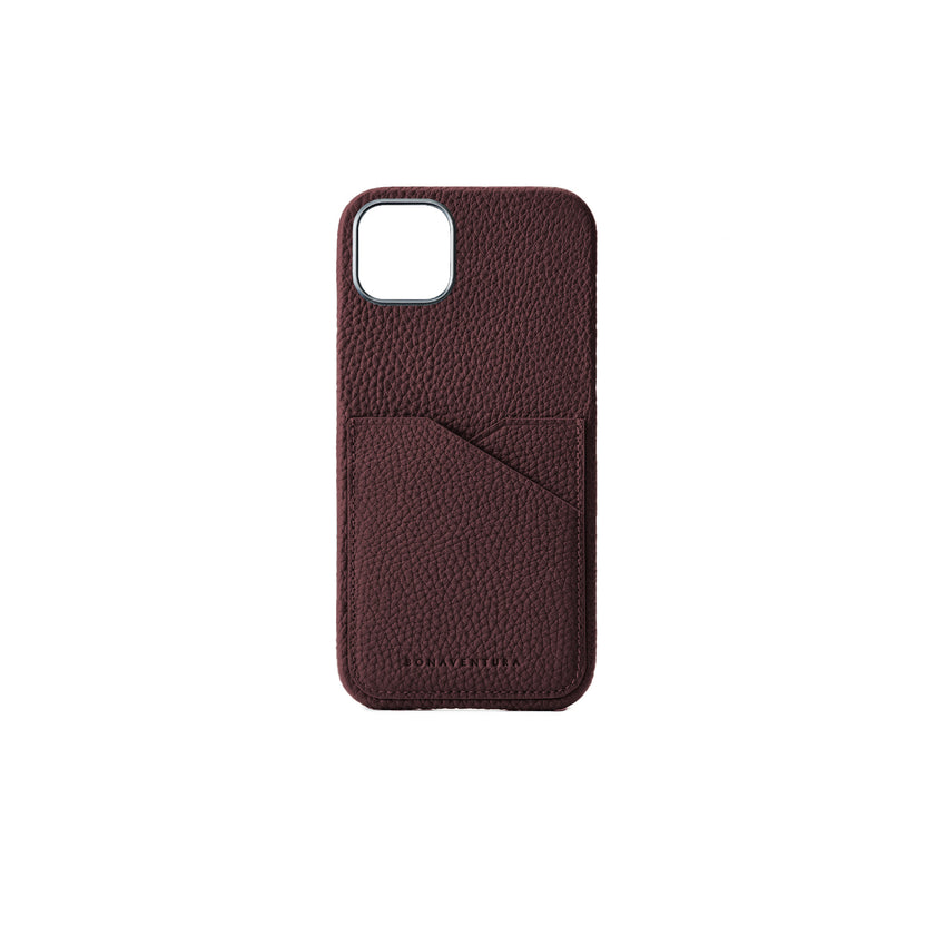 【オンライン限定】 (iPhone 15 Plus) バックカバーケース シュリンクレザー