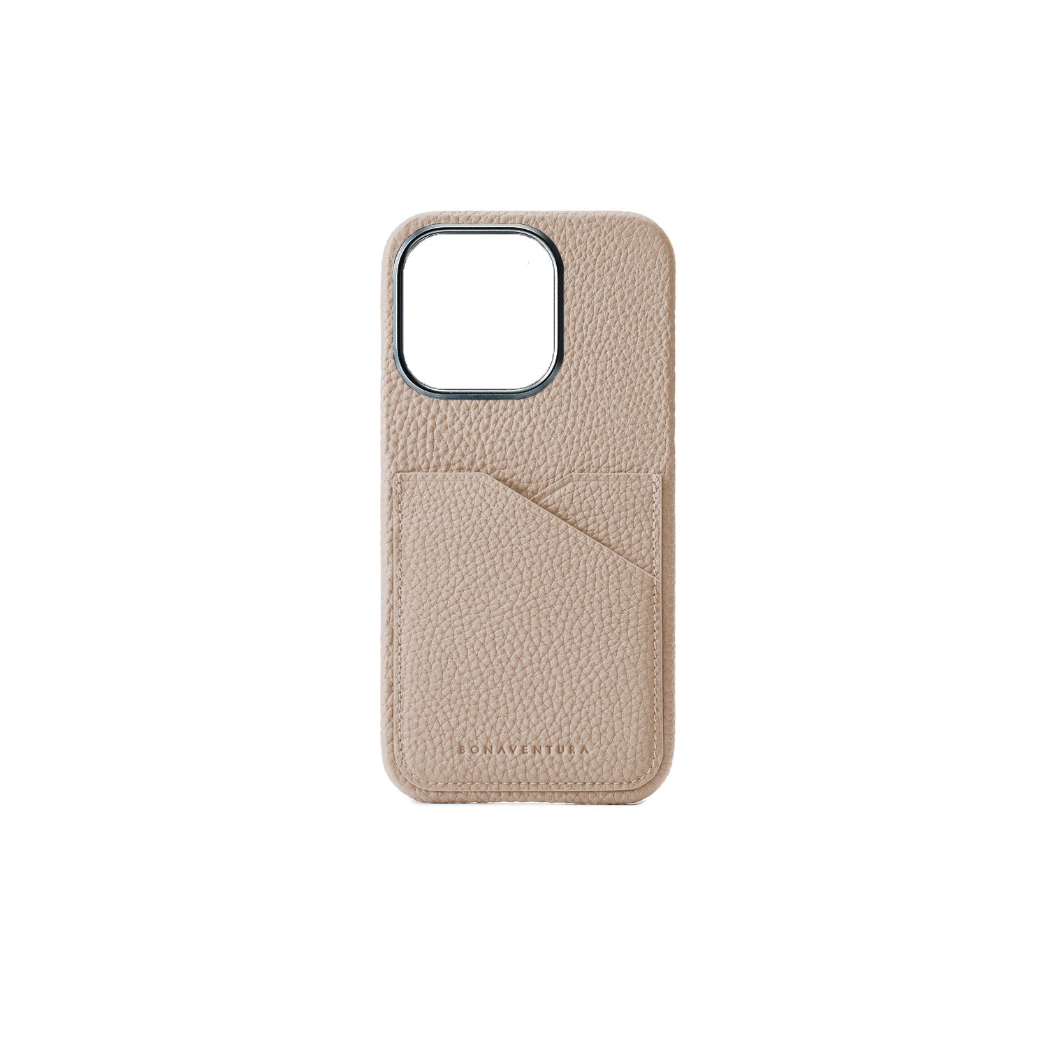 (iPhone 15 Pro Max) Back Cover Case Shrink Leather