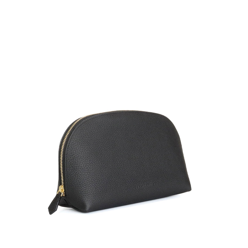 コスメティックポーチ シュリンクレザー (ラージ)