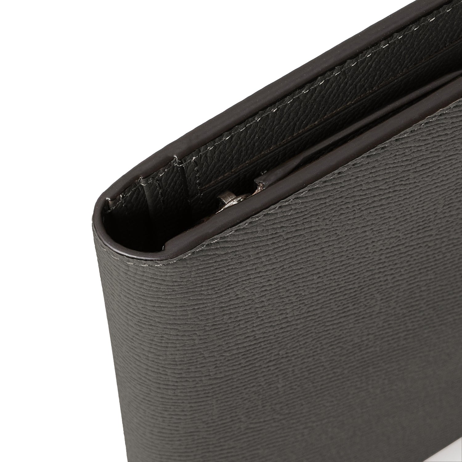 Long wallet in Noblesse and embossed crocodile leather