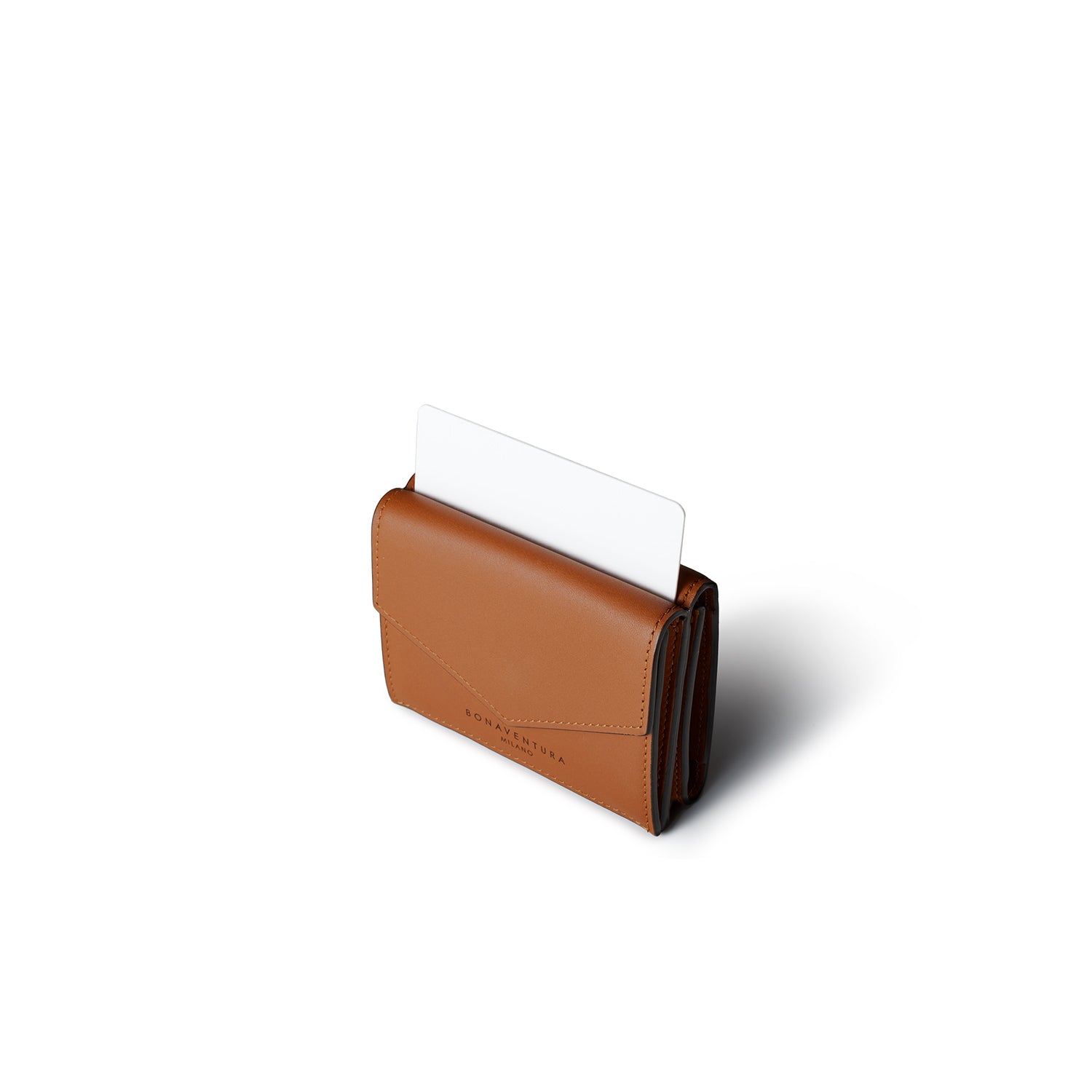 Small wallet in smooth leather