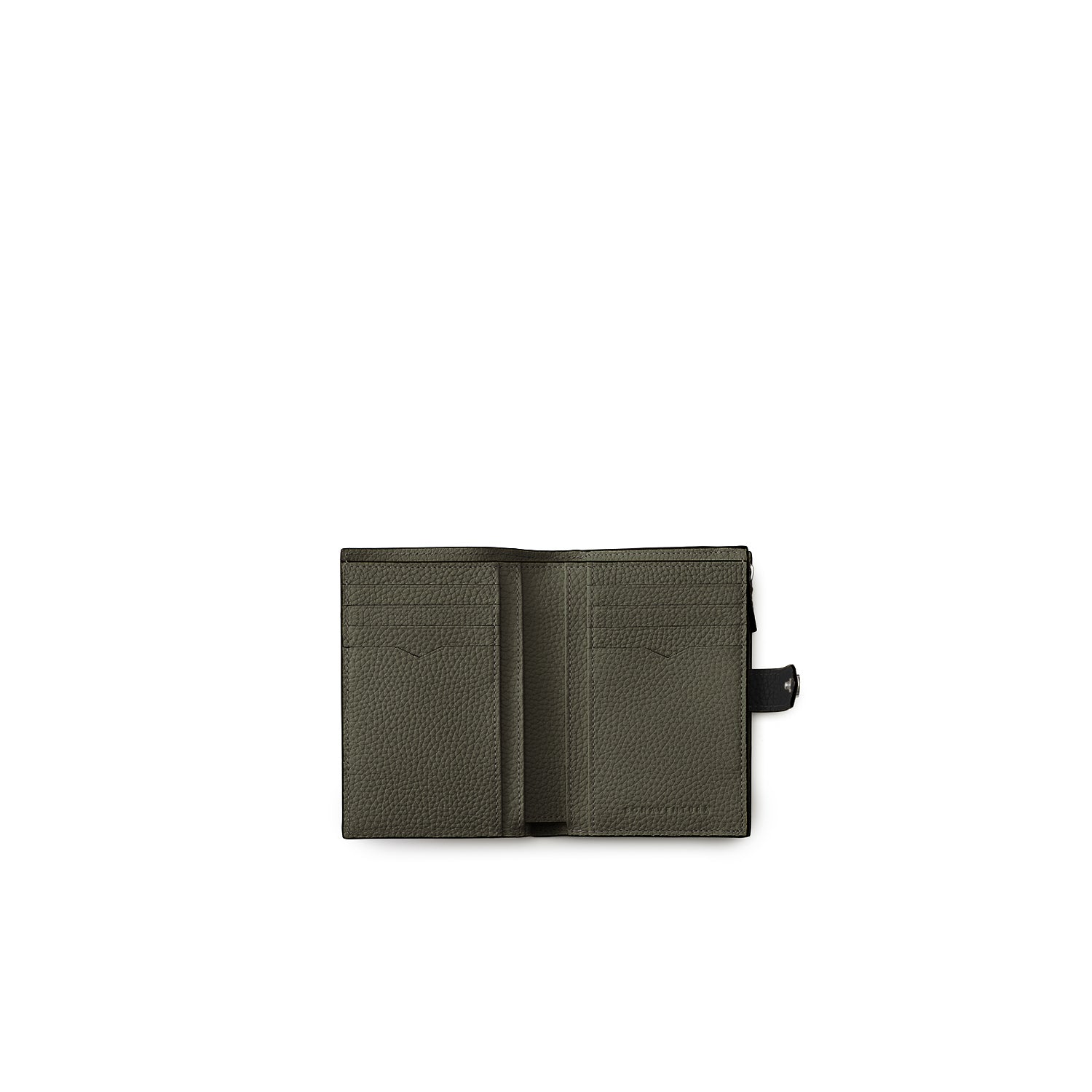 Belted multi medium wallet in shrunk leather
