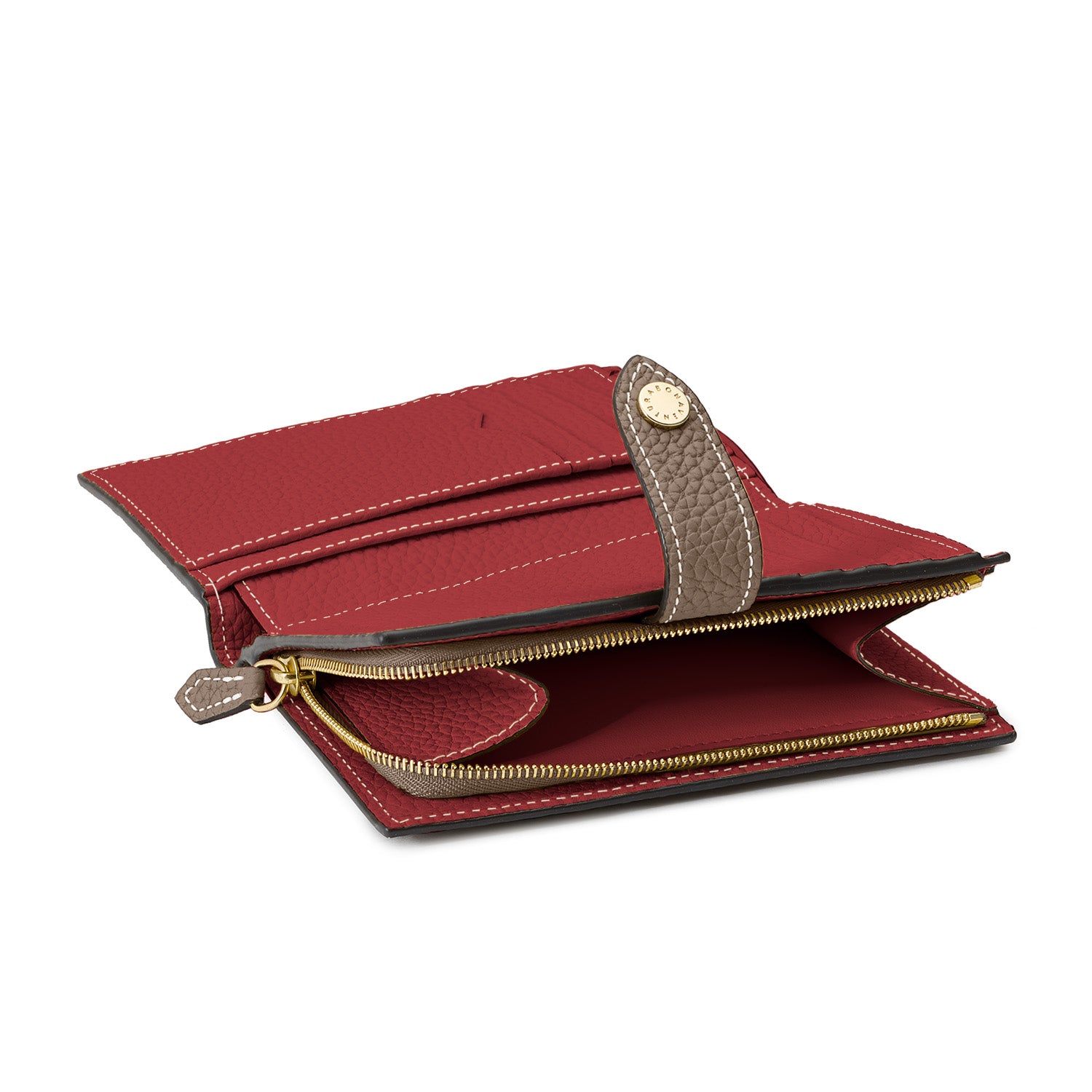 Belted Wallet Bottalato Leather (Medium)