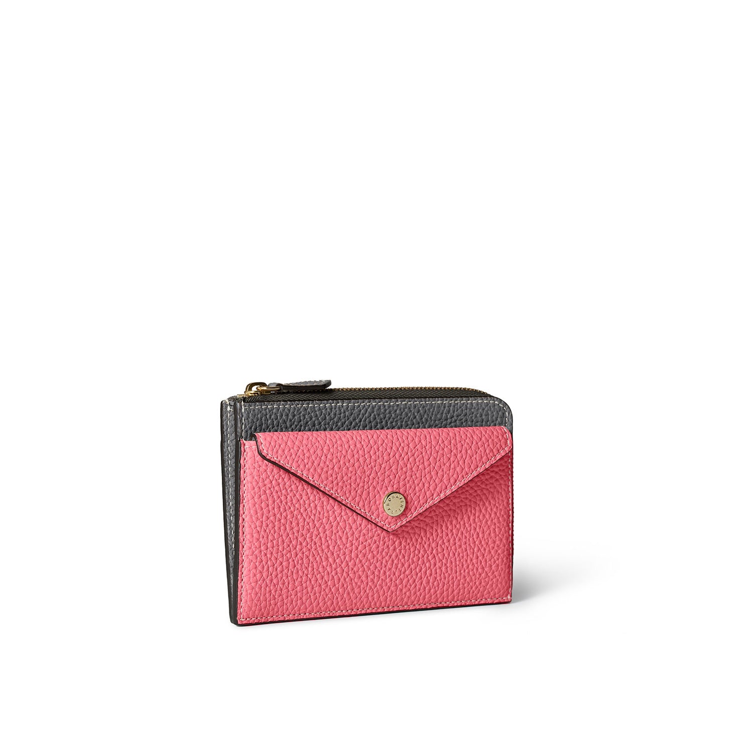 Envelope Zip Wallet Shrink Leather