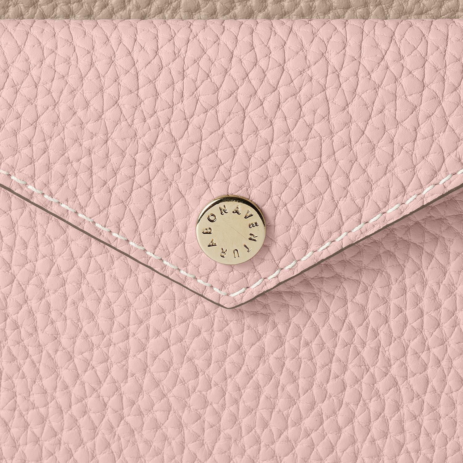 エンベロープ ミニジップ ウォレット シュリンクレザー