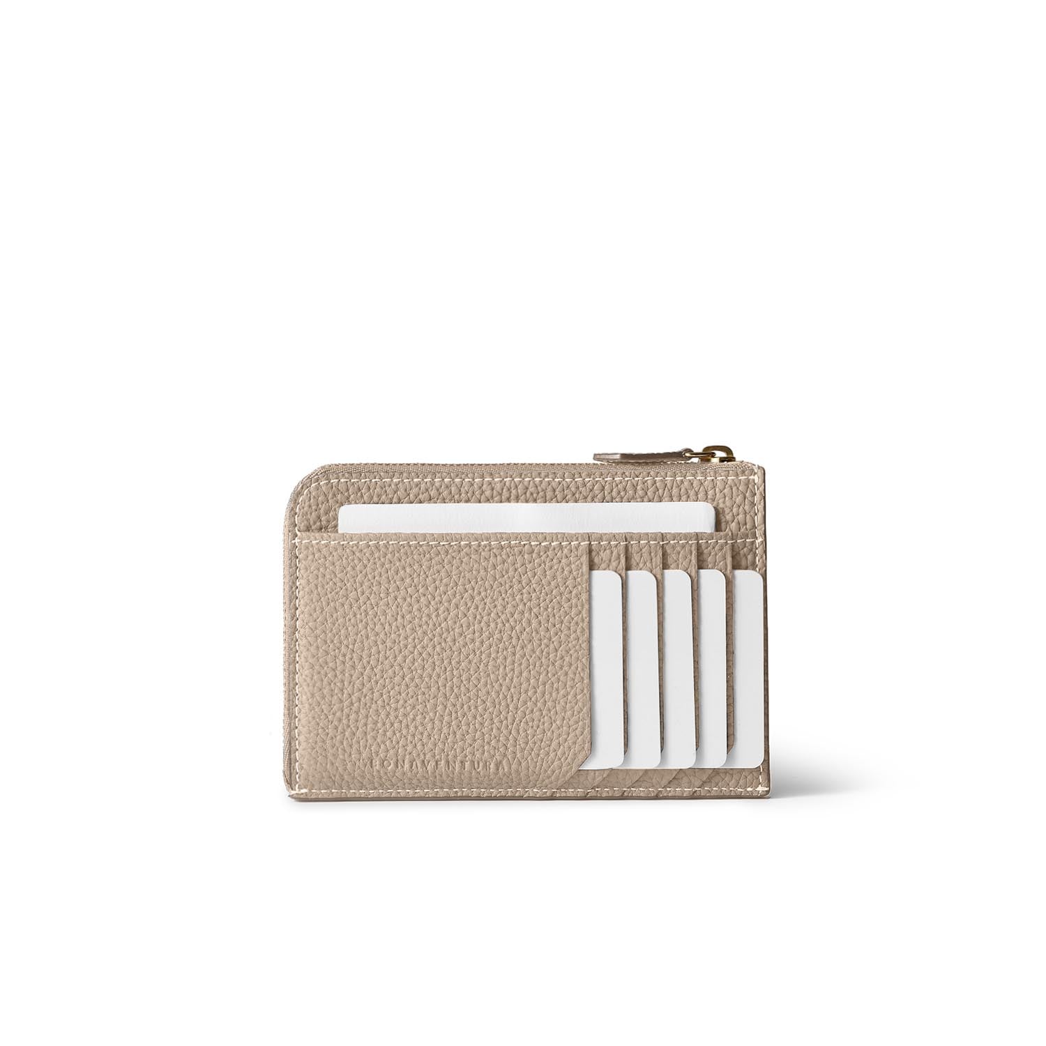 エンベロープ ミニジップ ウォレット シュリンクレザー