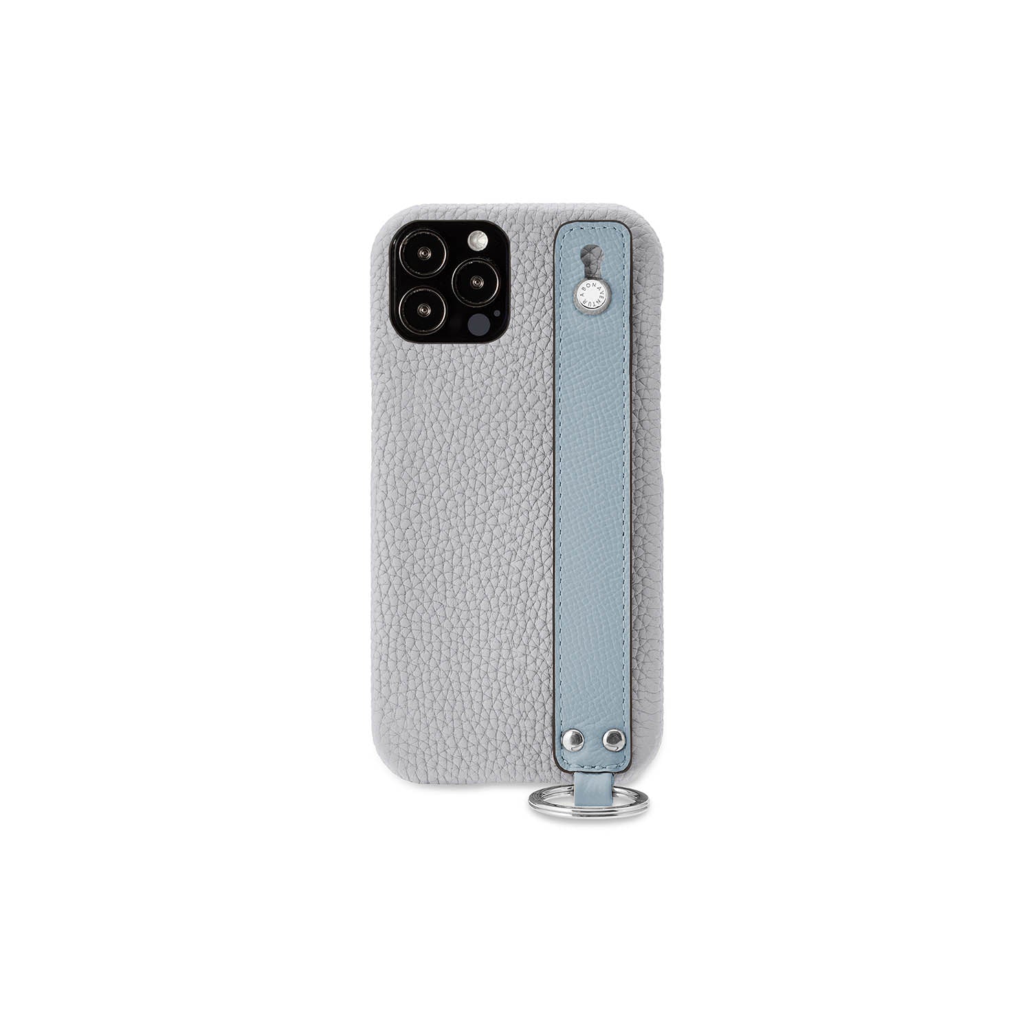 iPhone 13 Pro Max) ハンドル付き バックカバーケース シュリンクレザー