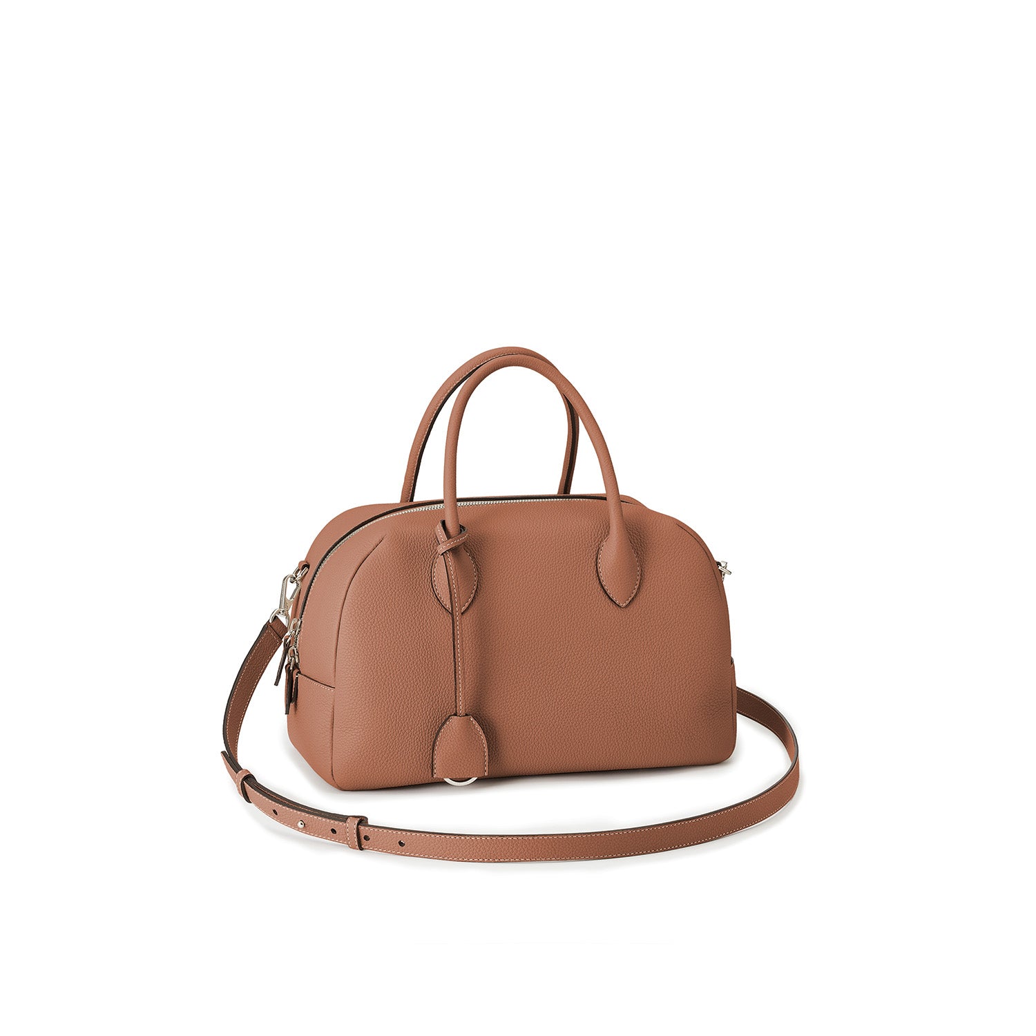 Ava Boston Bag in Shrink Leather (30 Small)