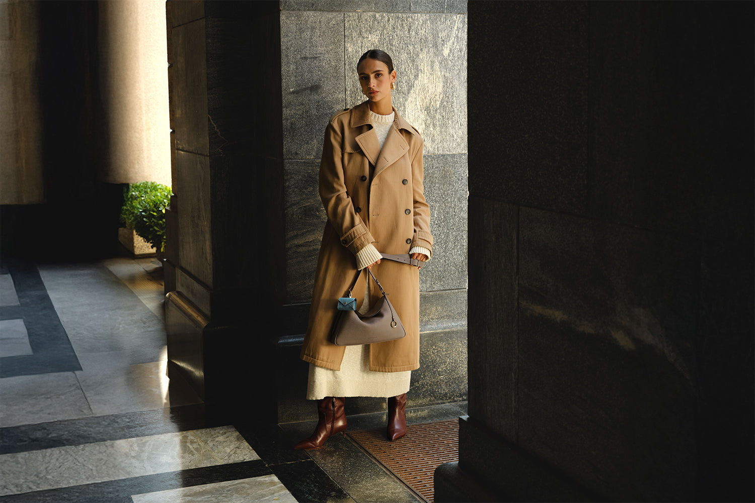 【更にお値下げ超お買い得‼️】BONAVENTURA L字ジップ ウォレット シュリンクレザー