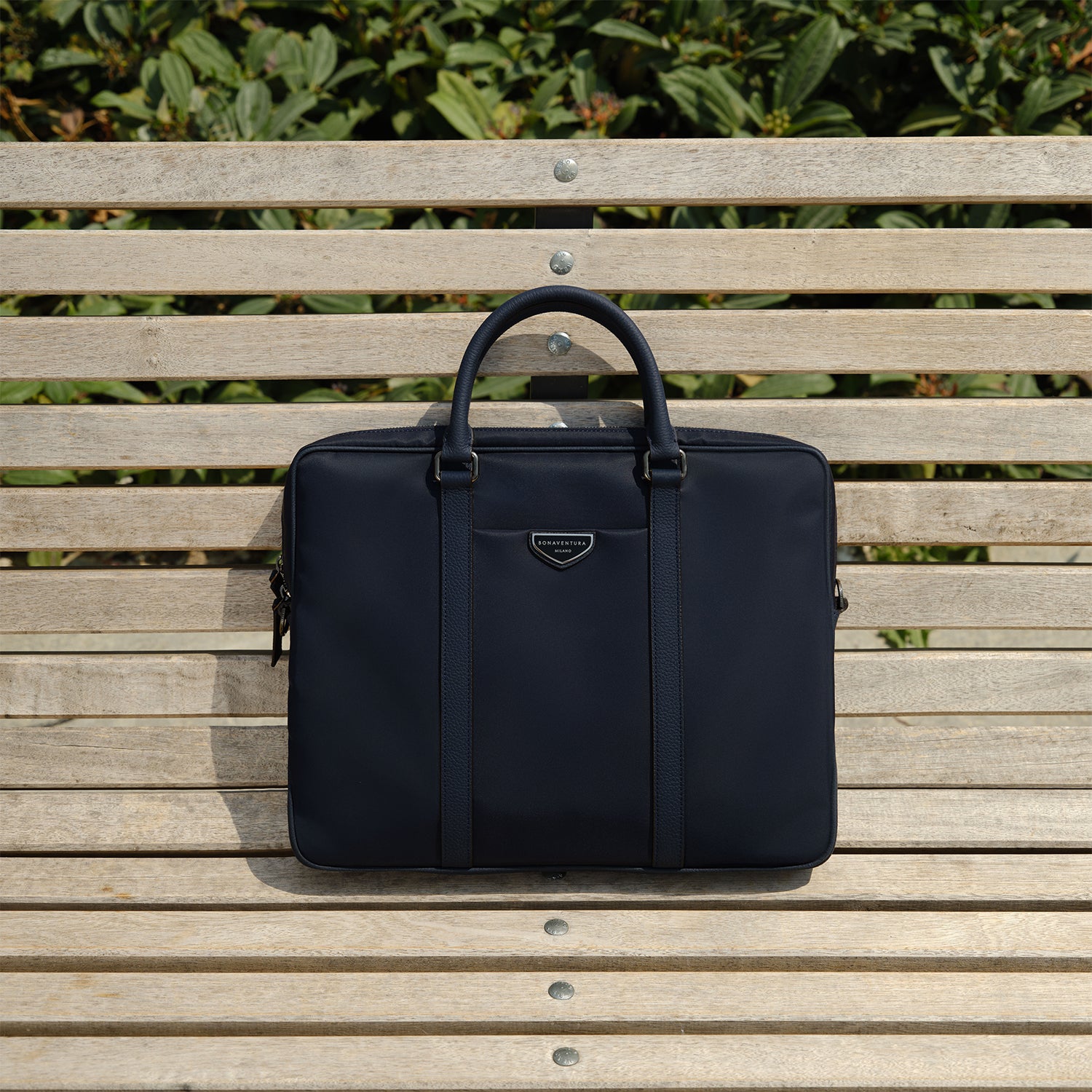 【新品】BONAVENTURA ボナベンチュラ ブリーフケースバッグ　ブラック 新品】BONAVENTURA ボナベンチュラ ブリーフケースバッグ ブラック