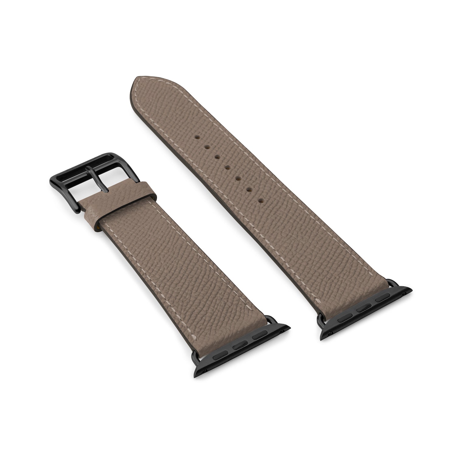 Noblesse Apple Watch Leather Band [38mm/40mm/41mm, M/L Size] (Adapter: Black)