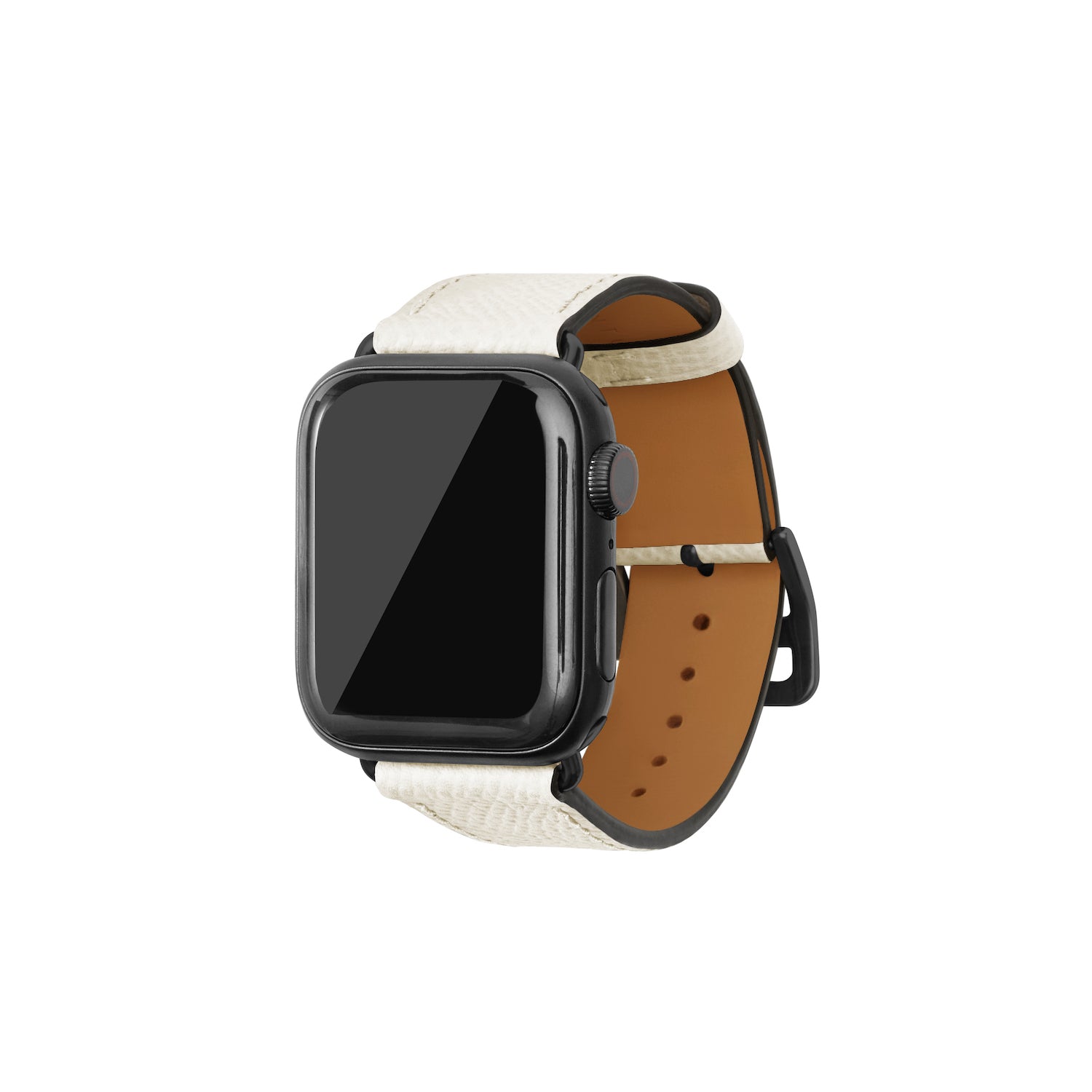 สายหนัง Apple Watch Noblessa [38mm/40mm/41mm, ขนาด M/L] (อะแดปเตอร์: สีดำ)
