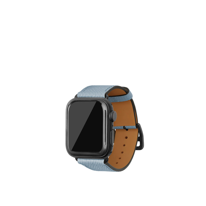 ノービレ Apple Watch レザーバンド【38mm/40mm/41mm/42mm, S/Mサイズ】 (アダプター：ブラック)