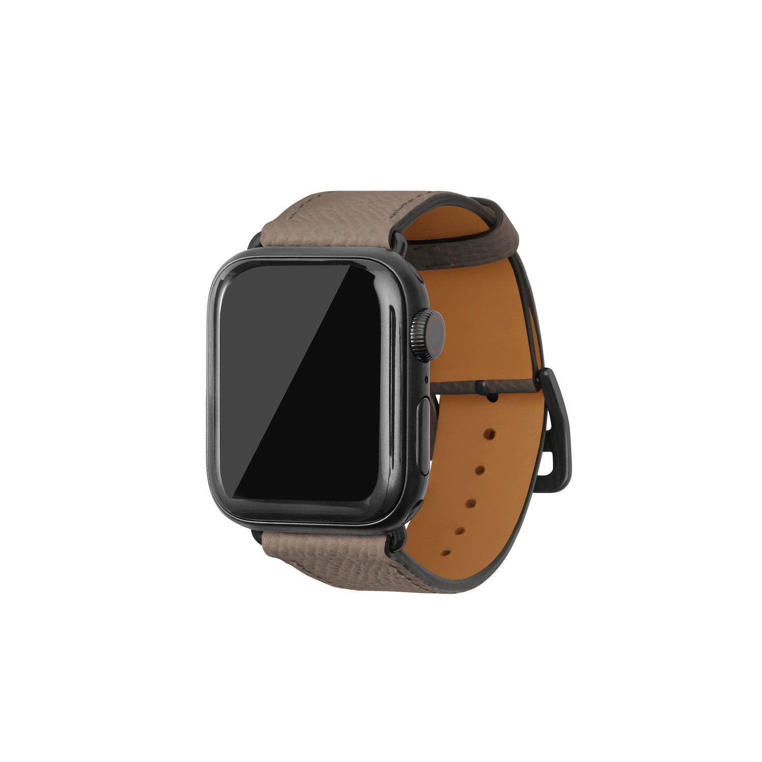 Apple Watch Hermès ブラックレザーバンド(純正品)-