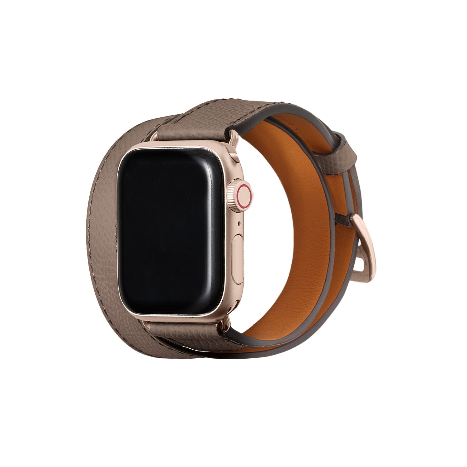 Double Tour Apple Watch Leather Band Noblesse Leather [38mm/40mm/41mm] (Adapter: Gold)