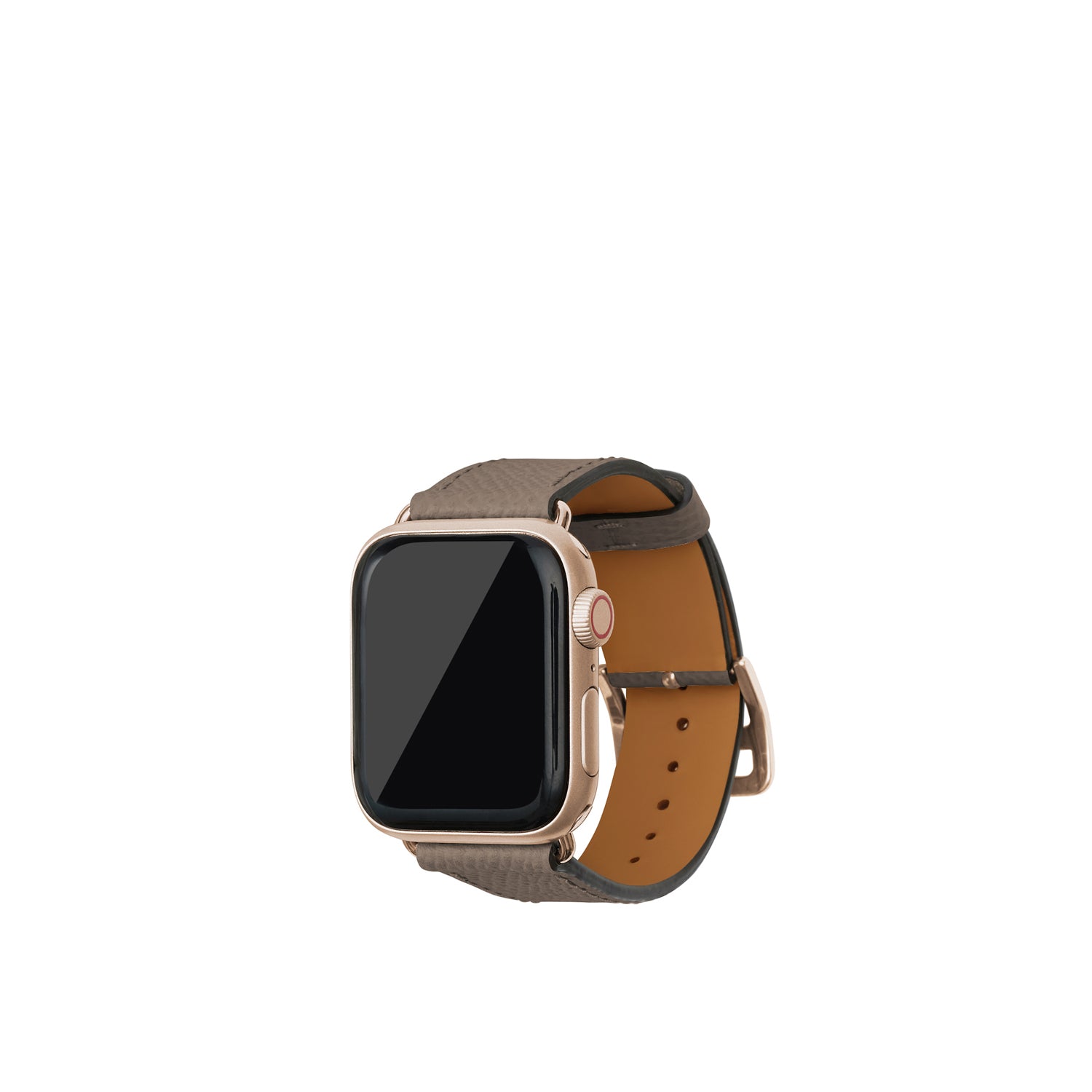 ノービレ Apple Watch レザーバンド【38mm/40mm/41mm/42mm, S/Mサイズ】 (アダプター：ゴールド)