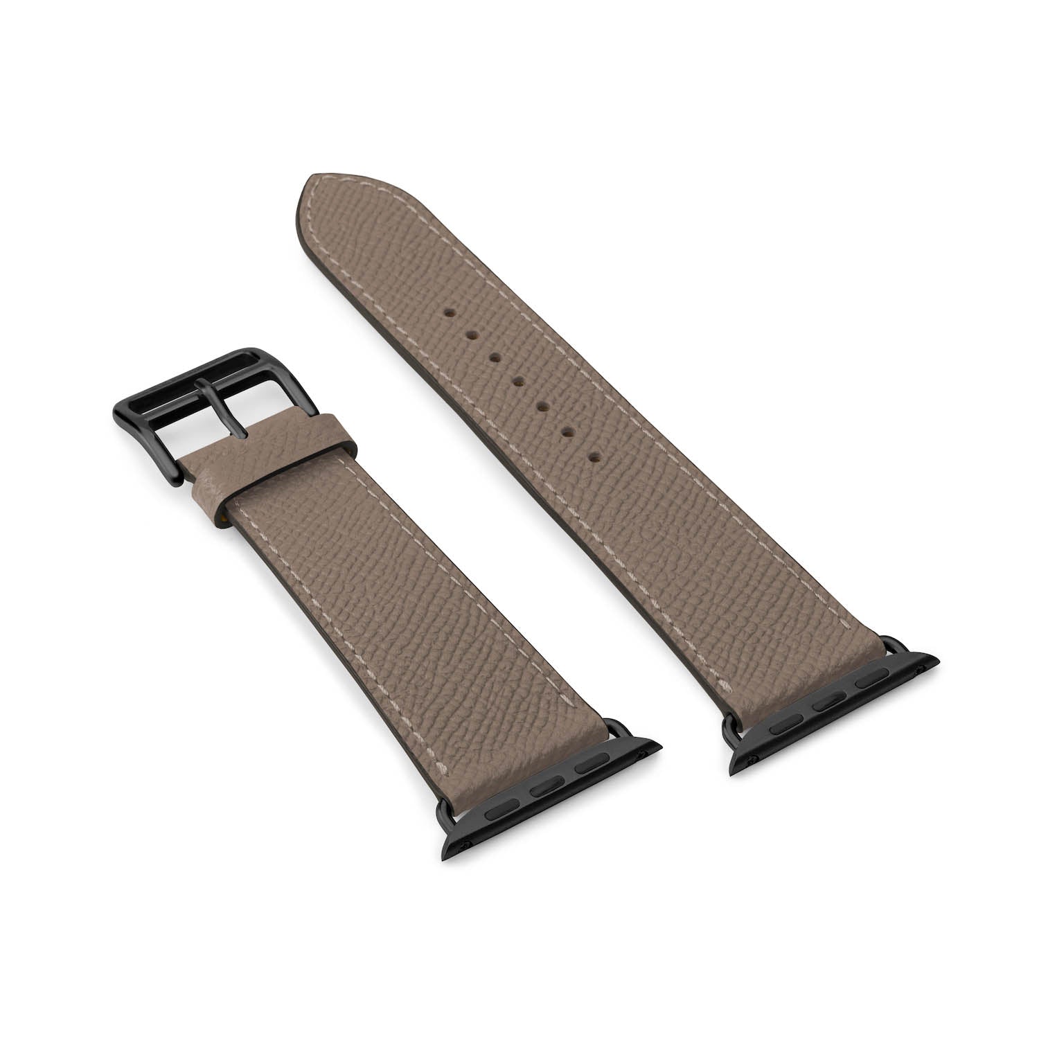 Noblesse Apple Watch Leather Band [42mm/44mm/45mm/49mm, M/L Size] (Adapter: Black)
