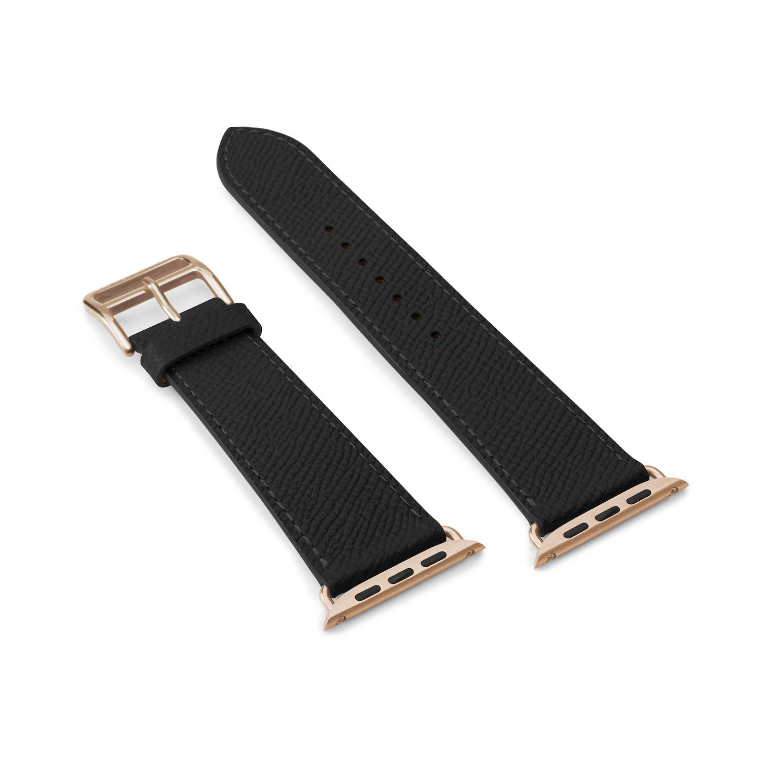 Noblesse Apple Watch Leather Band [42mm/44mm/45mm/49mm, M/L Size] (Adapter: Gold)