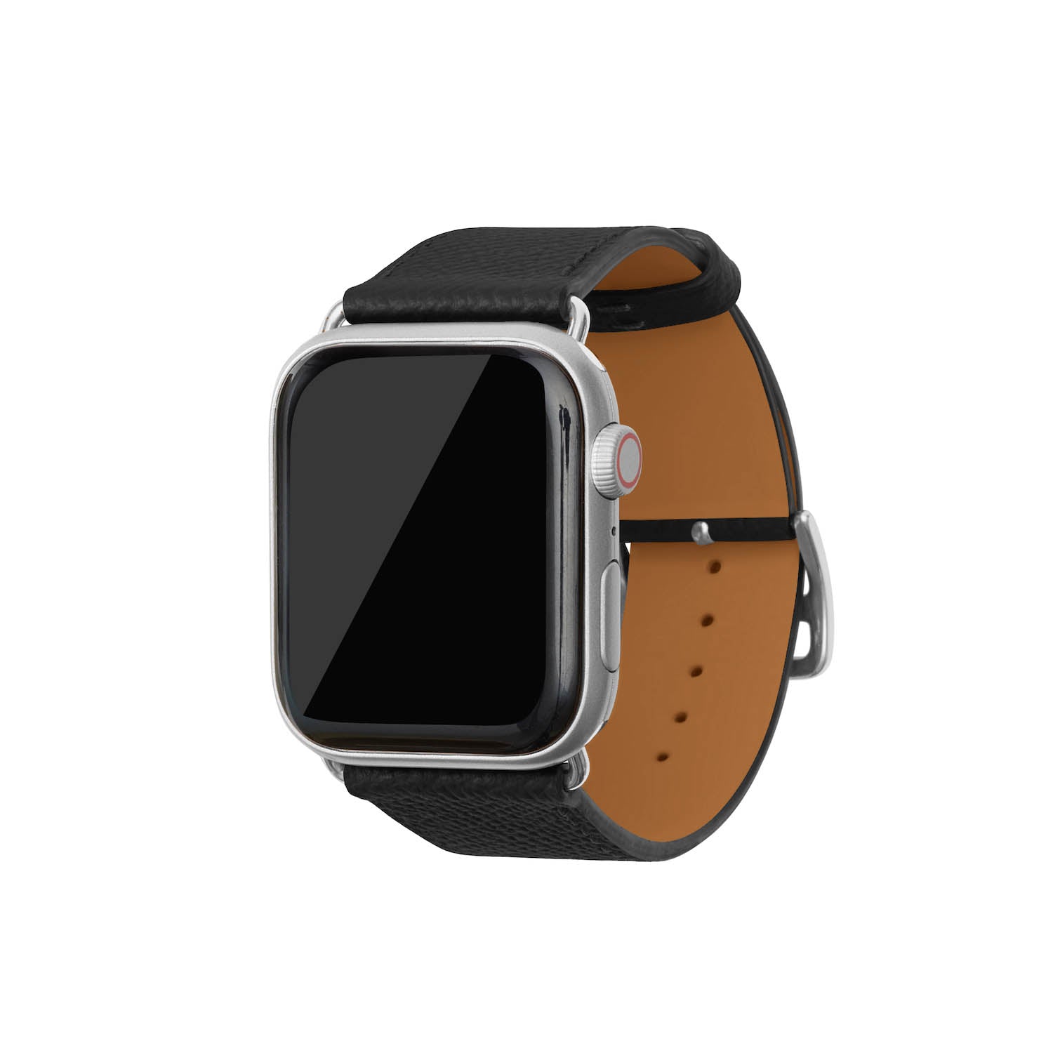 Noblesse Apple Watch Leather Band [42mm/44mm/45mm/49mm, M/L Size] (Adapter: Silver)