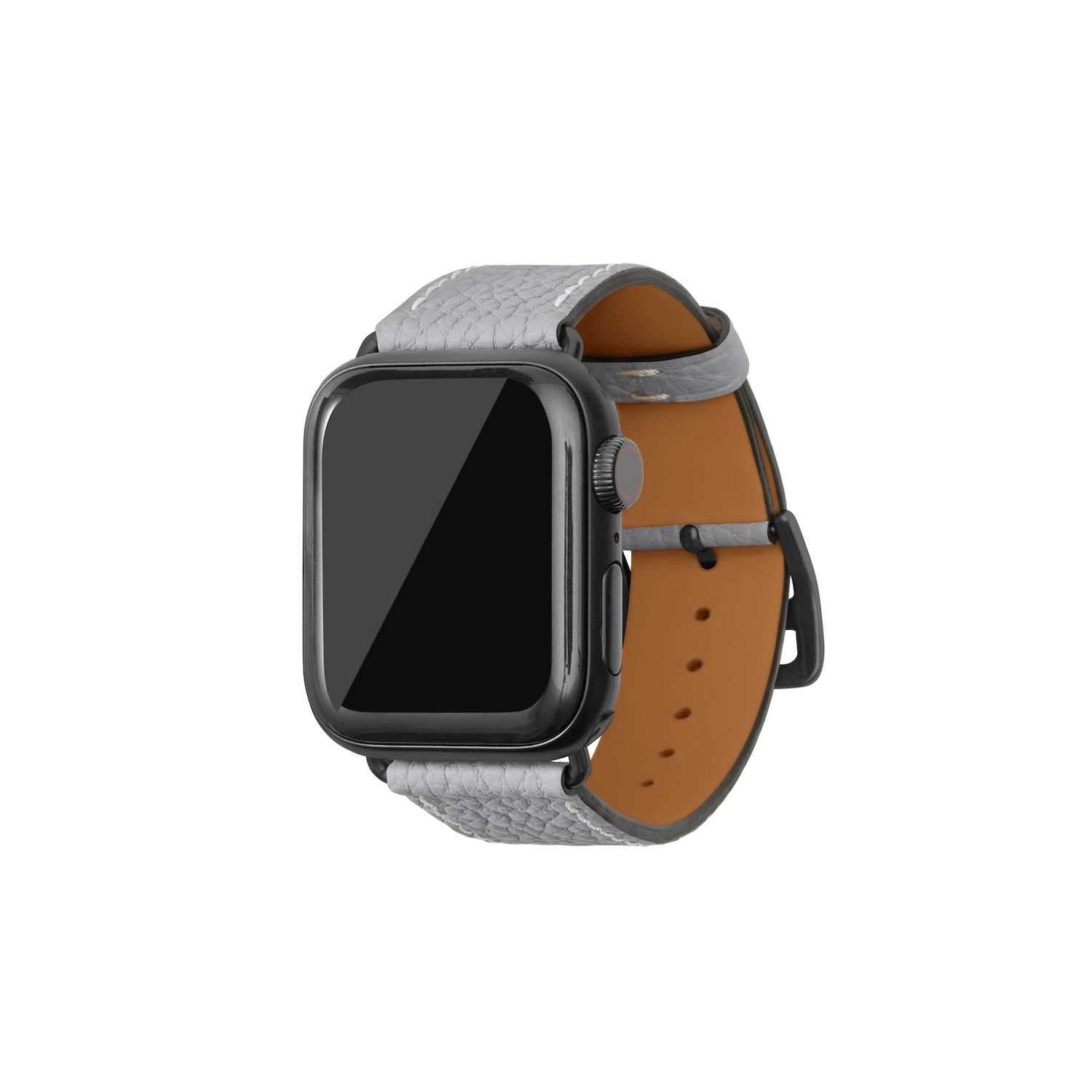 Apple Watch Leather Band [38mm/40mm/41mm, S/M Size] (Adapter: Black)