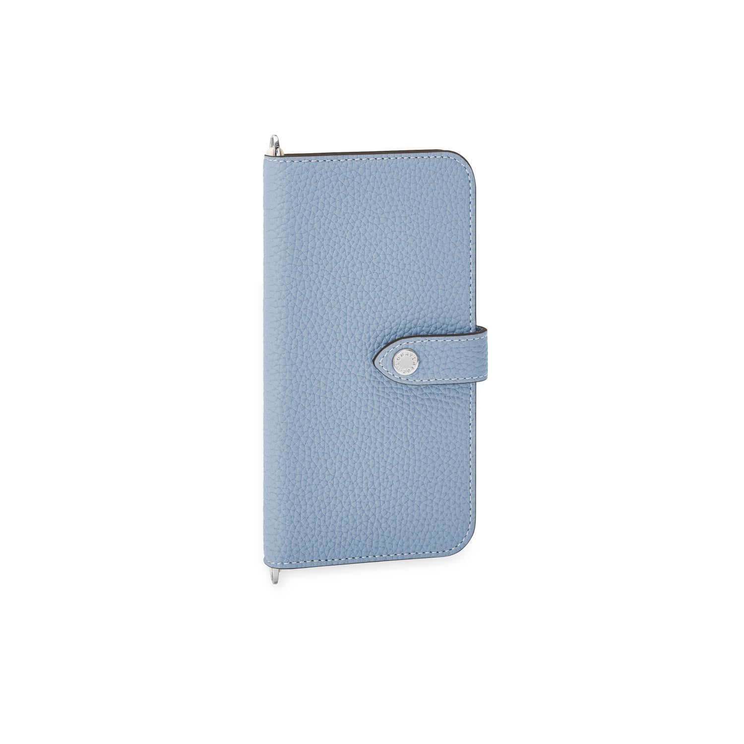 (iPhone 14 Pro) Belted Diary Case Shrink Leather