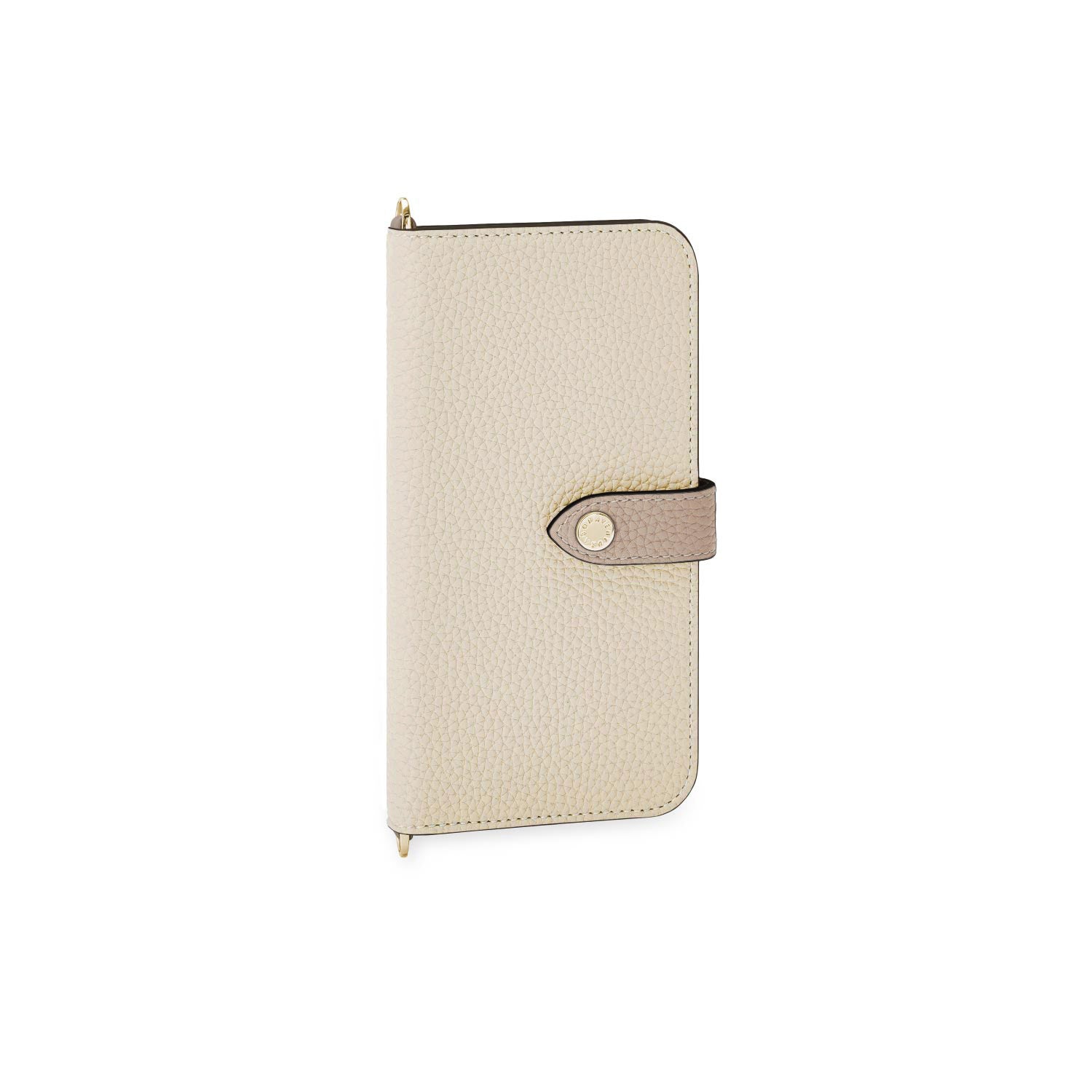 (iPhone 15 Pro) Belted Diary Case Shrink Leather