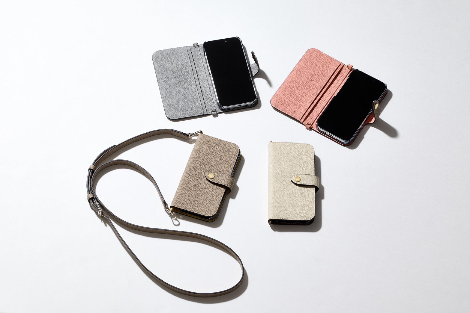 iPhone 16) ダイアリーケース シュリンクレザー – BONAVENTURA (ボナ