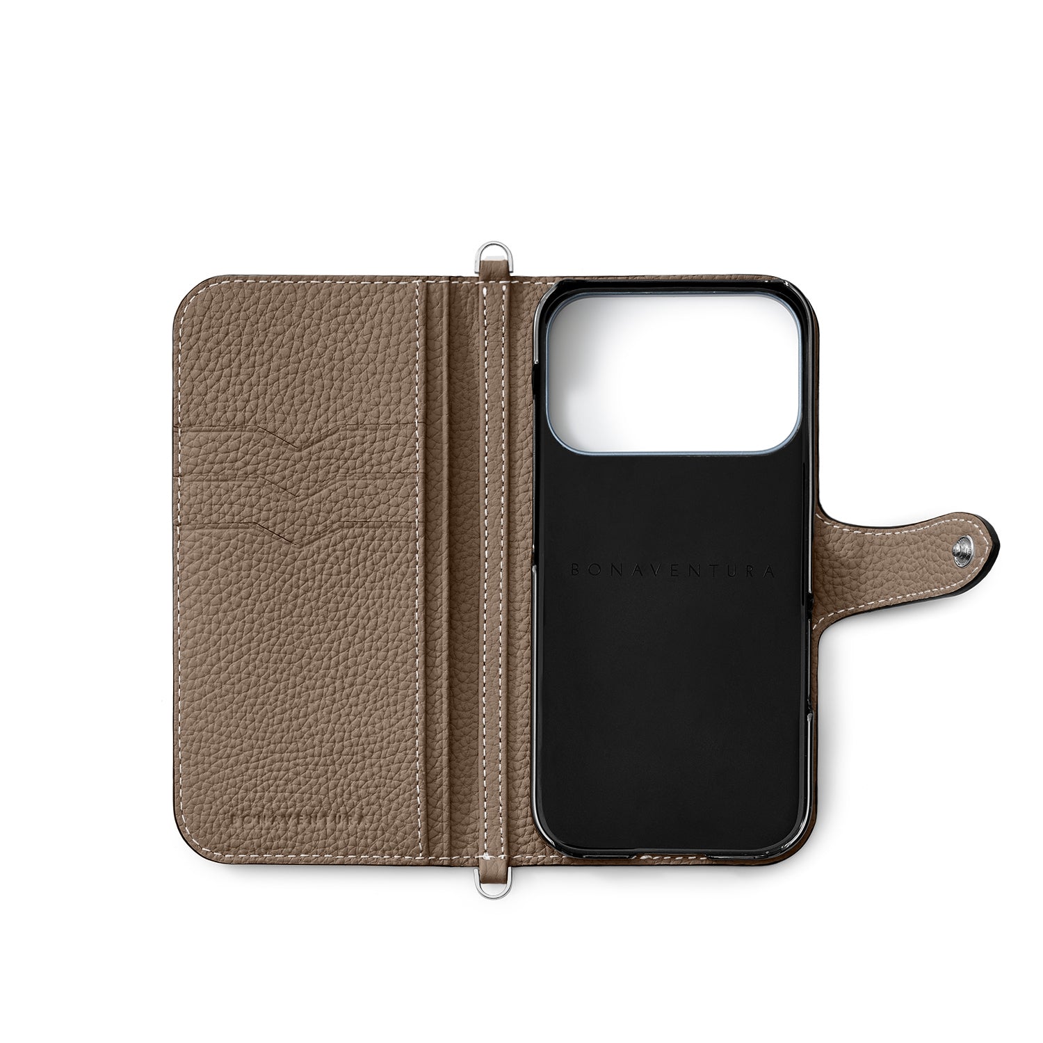 iPhone 17 Pro) ベルテッド ダイアリーケース シュリンクレザー