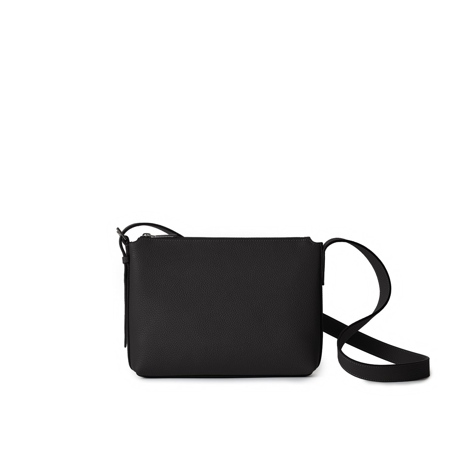 Tommaso Shrunken Leather Crossbody Bag