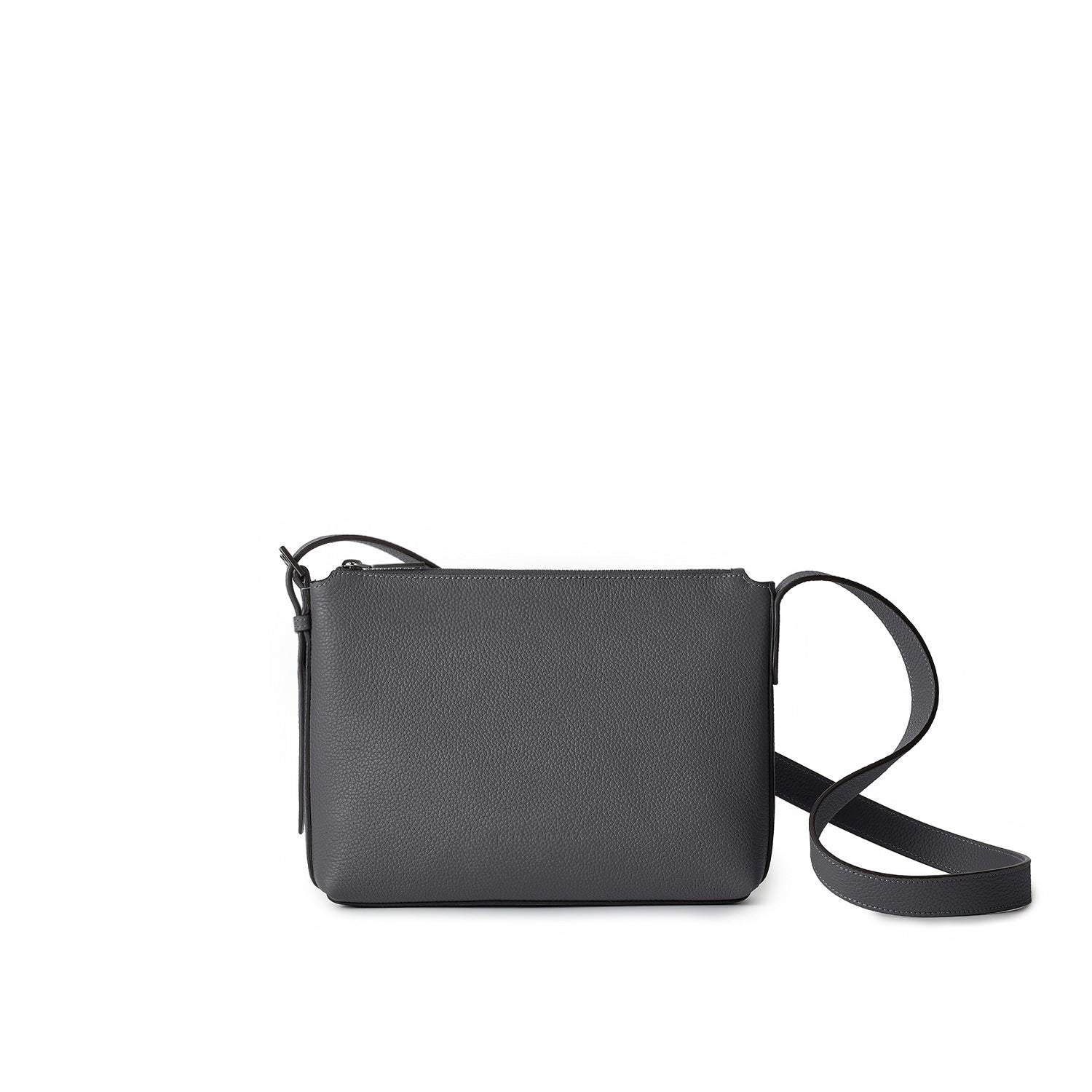 Tommaso Shrunken Leather Crossbody Bag