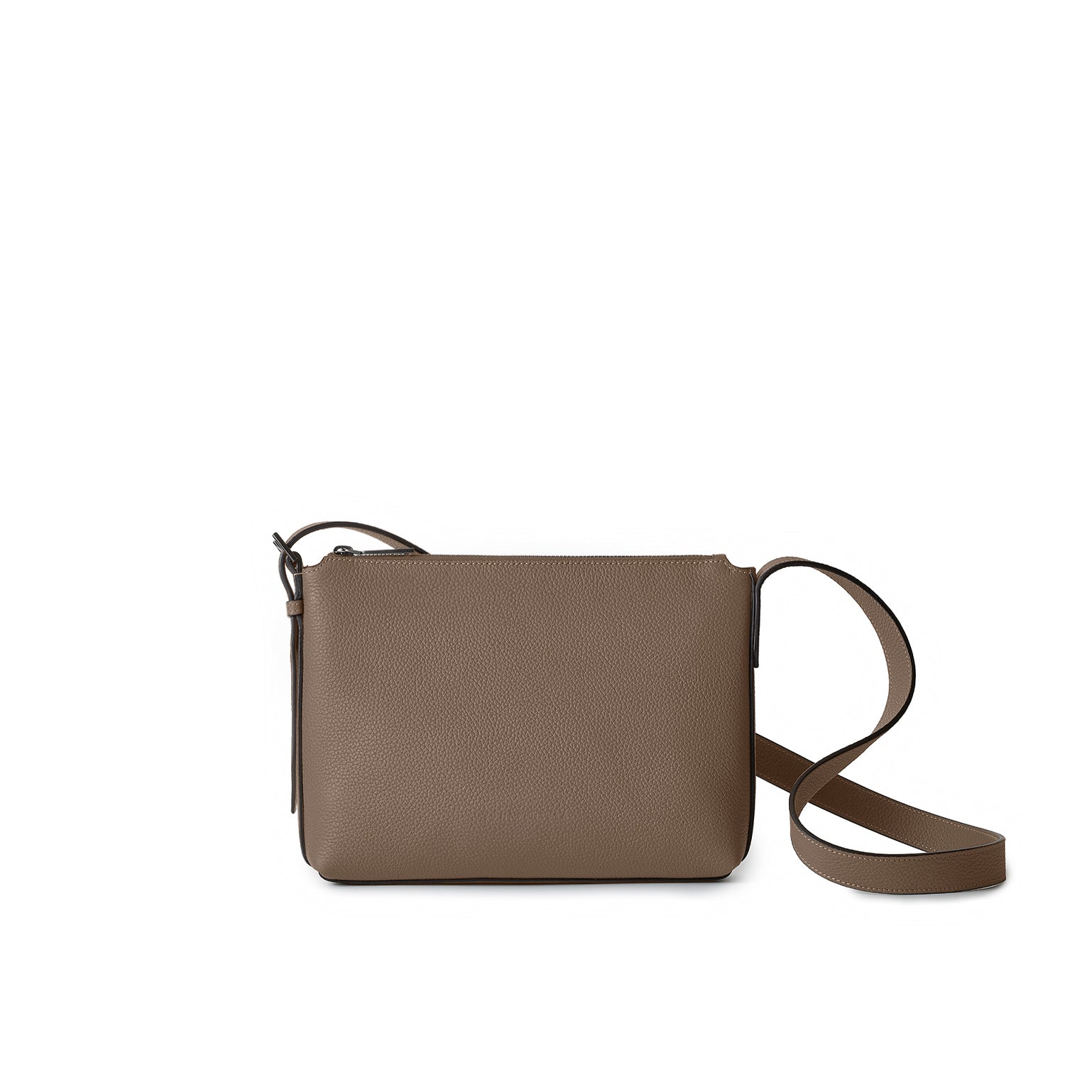 Tommaso Shrunken Leather Crossbody Bag