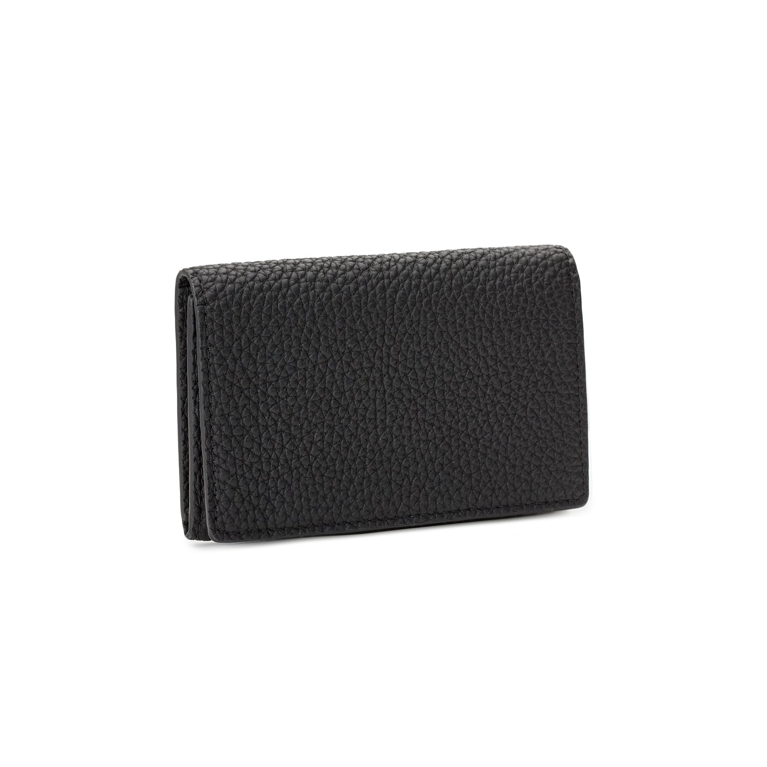 SAVOIA × BONAVENTURA Business card case with sleeve in shrink leather