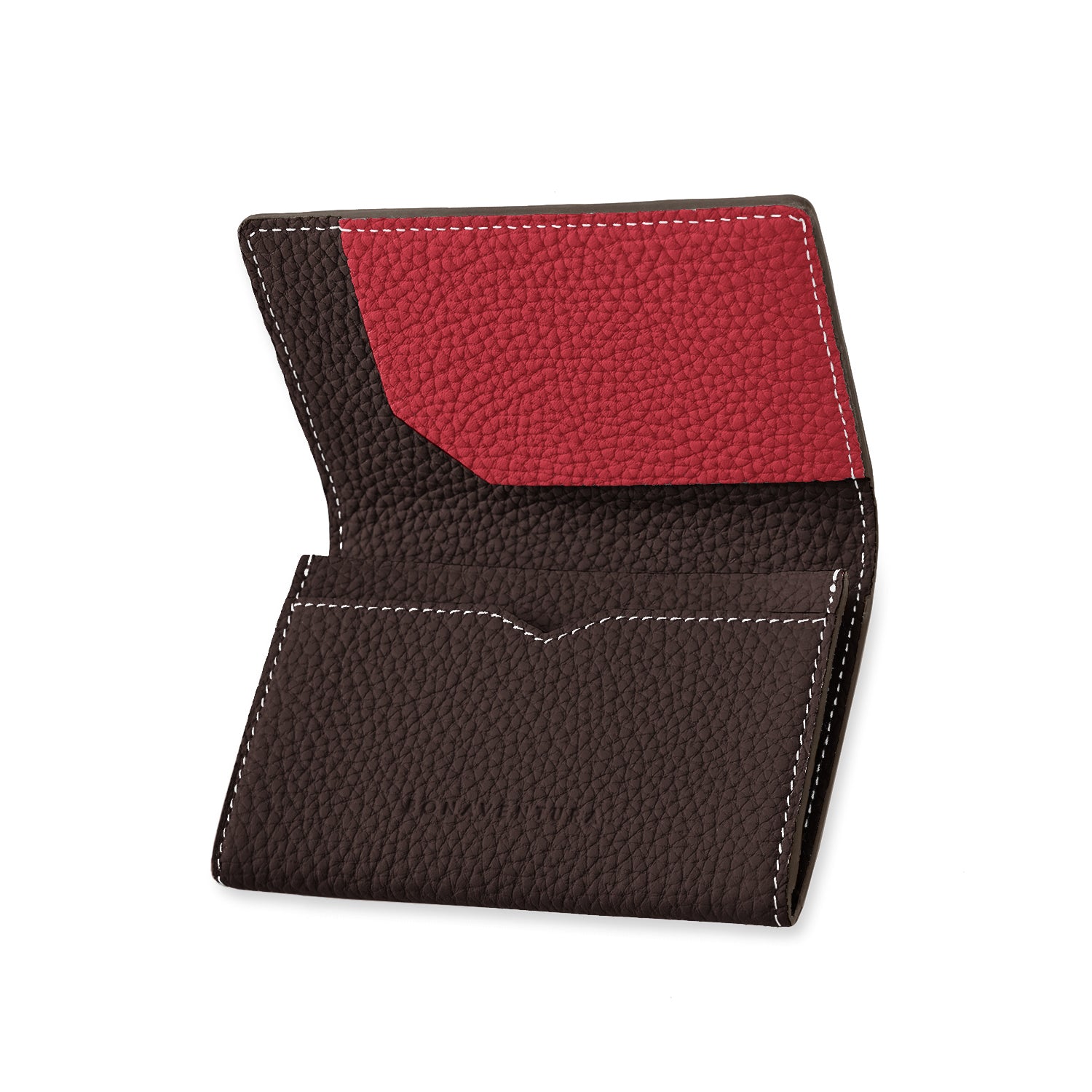 スリーブ付き ビジネスカードケース シュリンクレザー