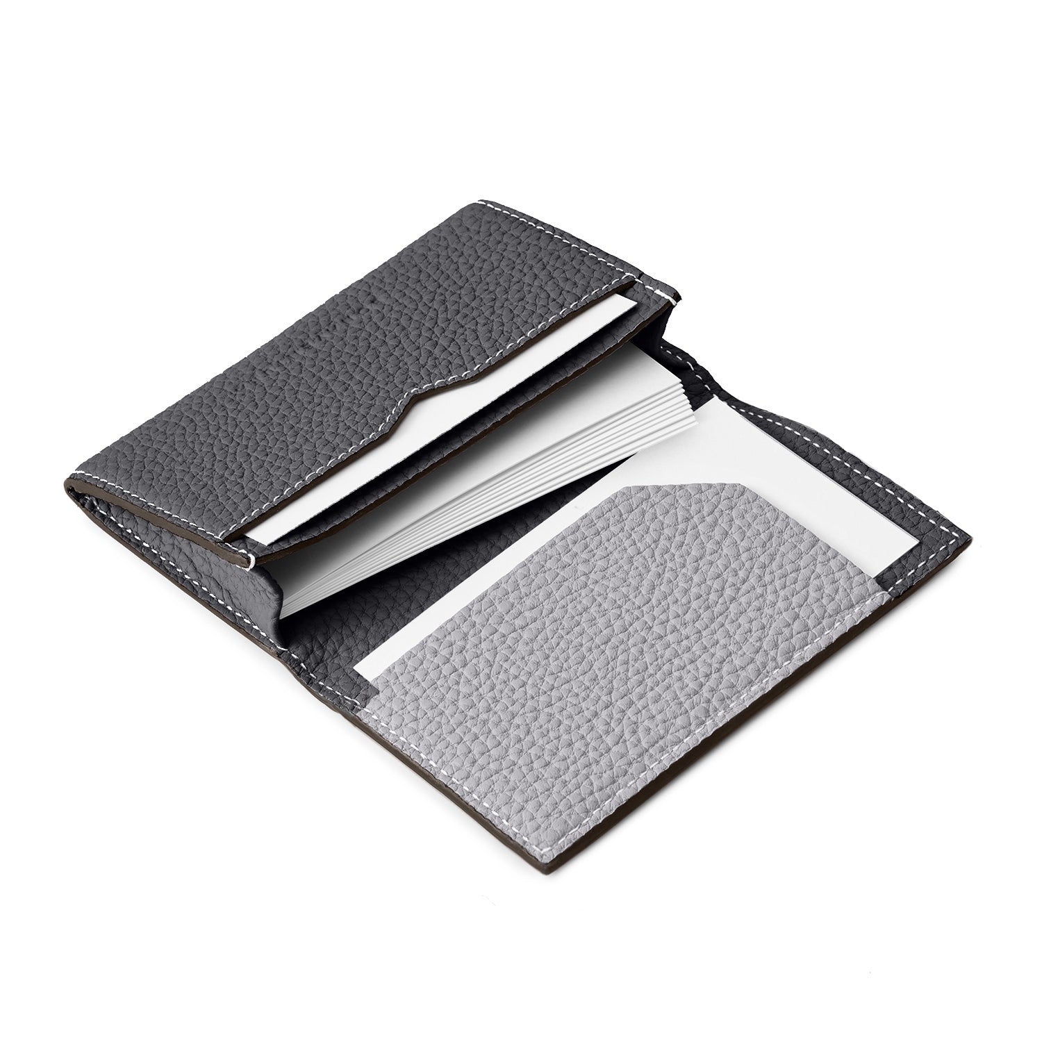 スリーブ付き ビジネスカードケース シュリンクレザー