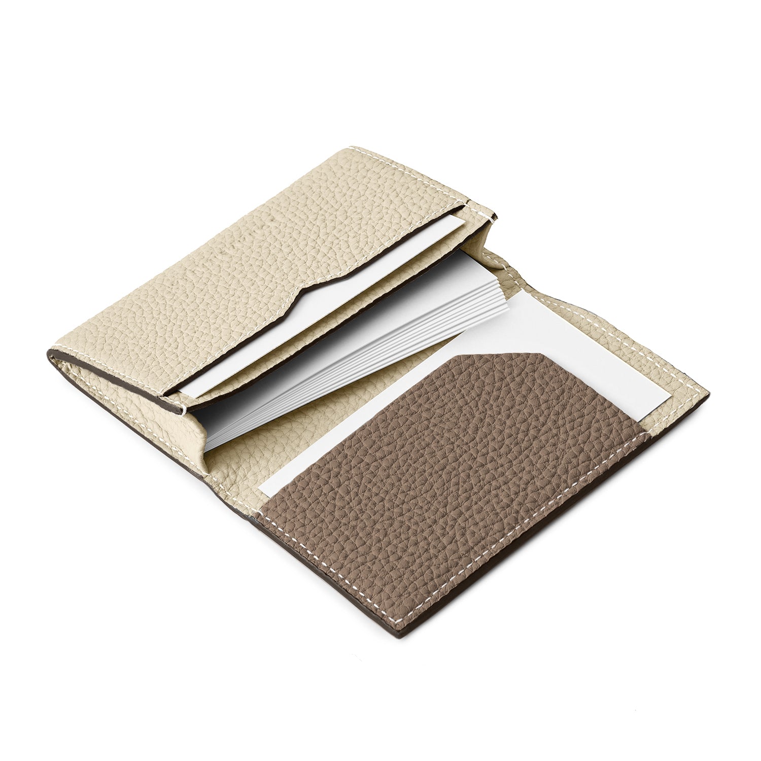 スリーブ付き ビジネスカードケース シュリンクレザー