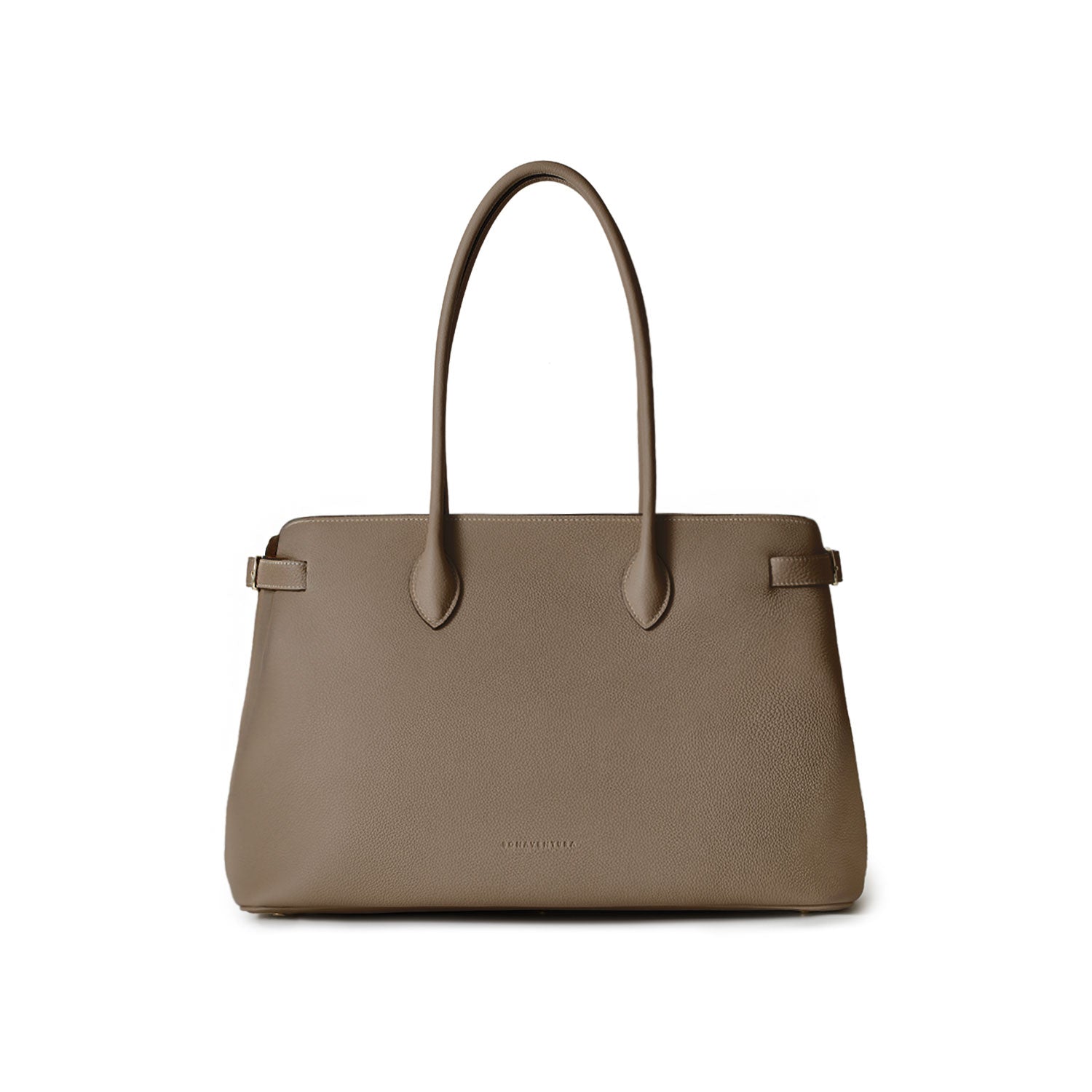 Clea Shrunken Leather Tote Bag