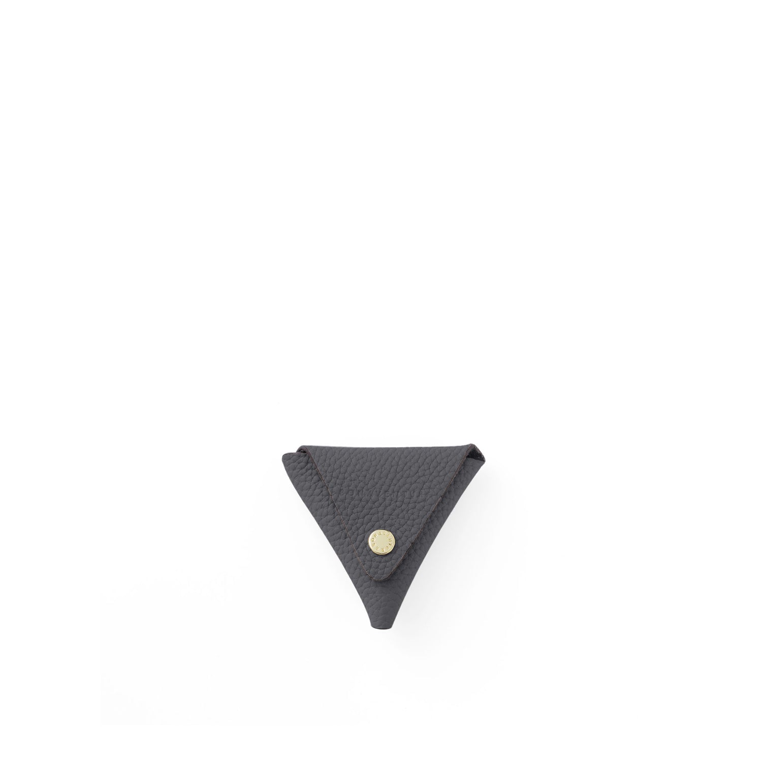 Triangle Coin Case Shrink Leather