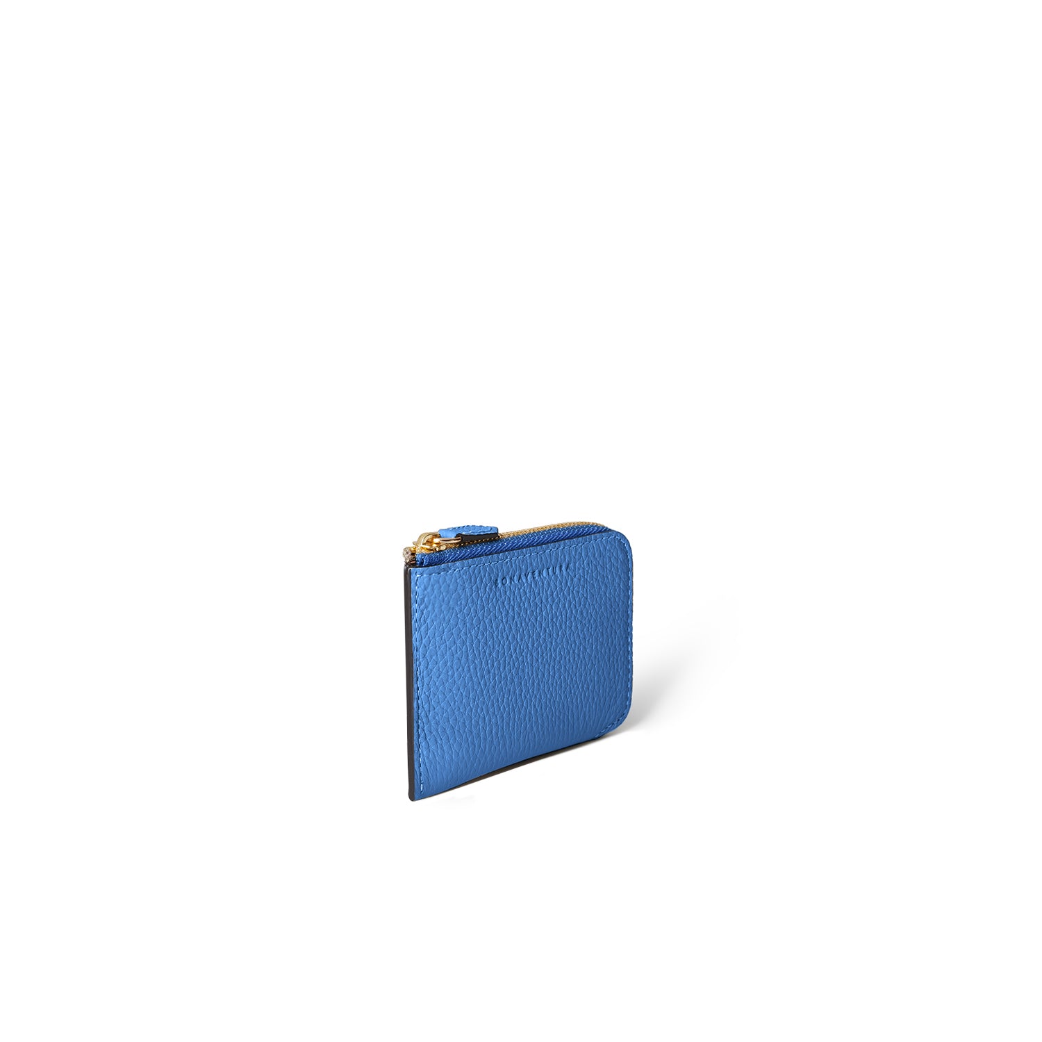 SAVOIA × BONAVENTURA Square Card and Coin Case in Shrink Leather