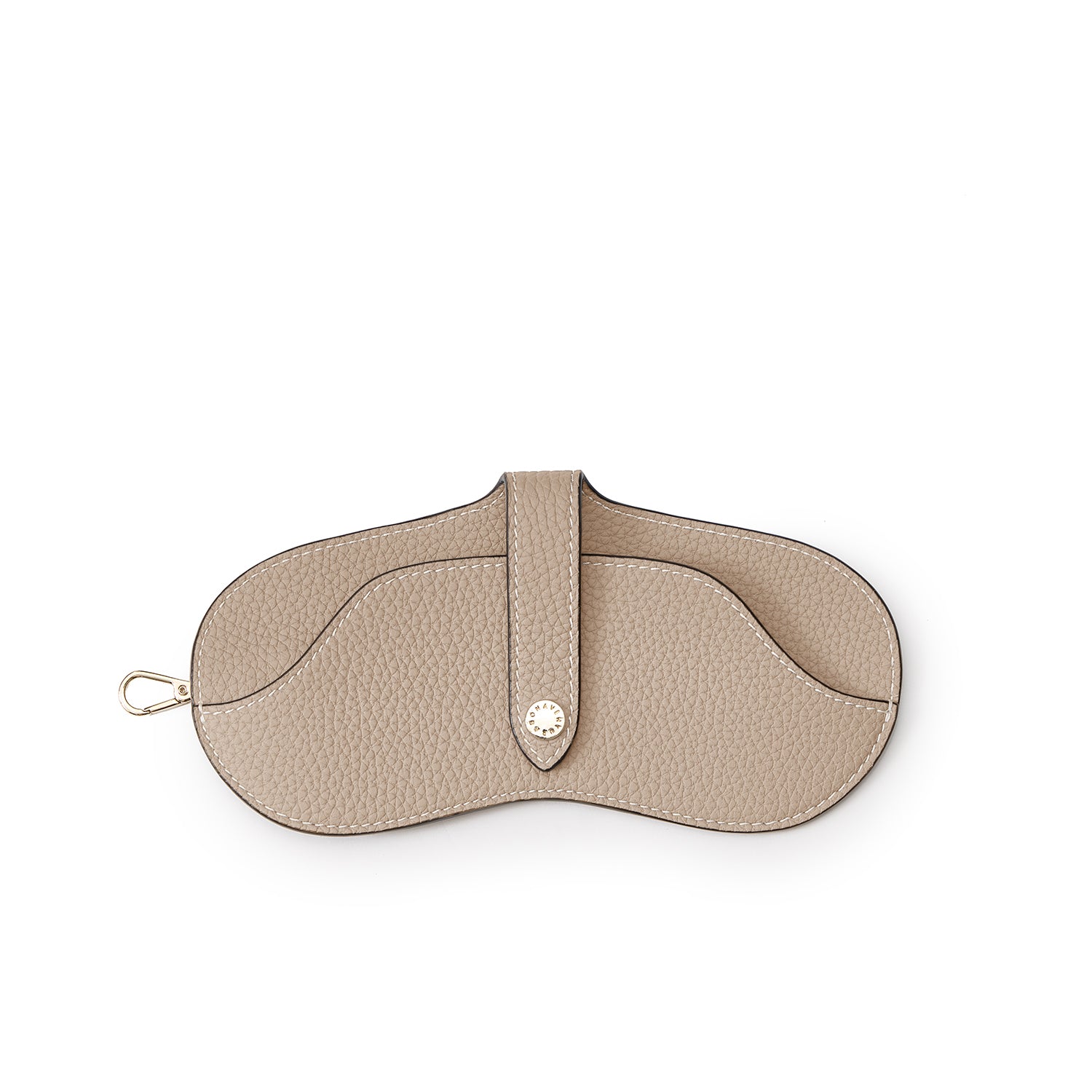 訳あり✨未使用✨ボナベンチュラ✨メガネケース✨レザー✨ベージュ アイグラスケース シュリンクレザー