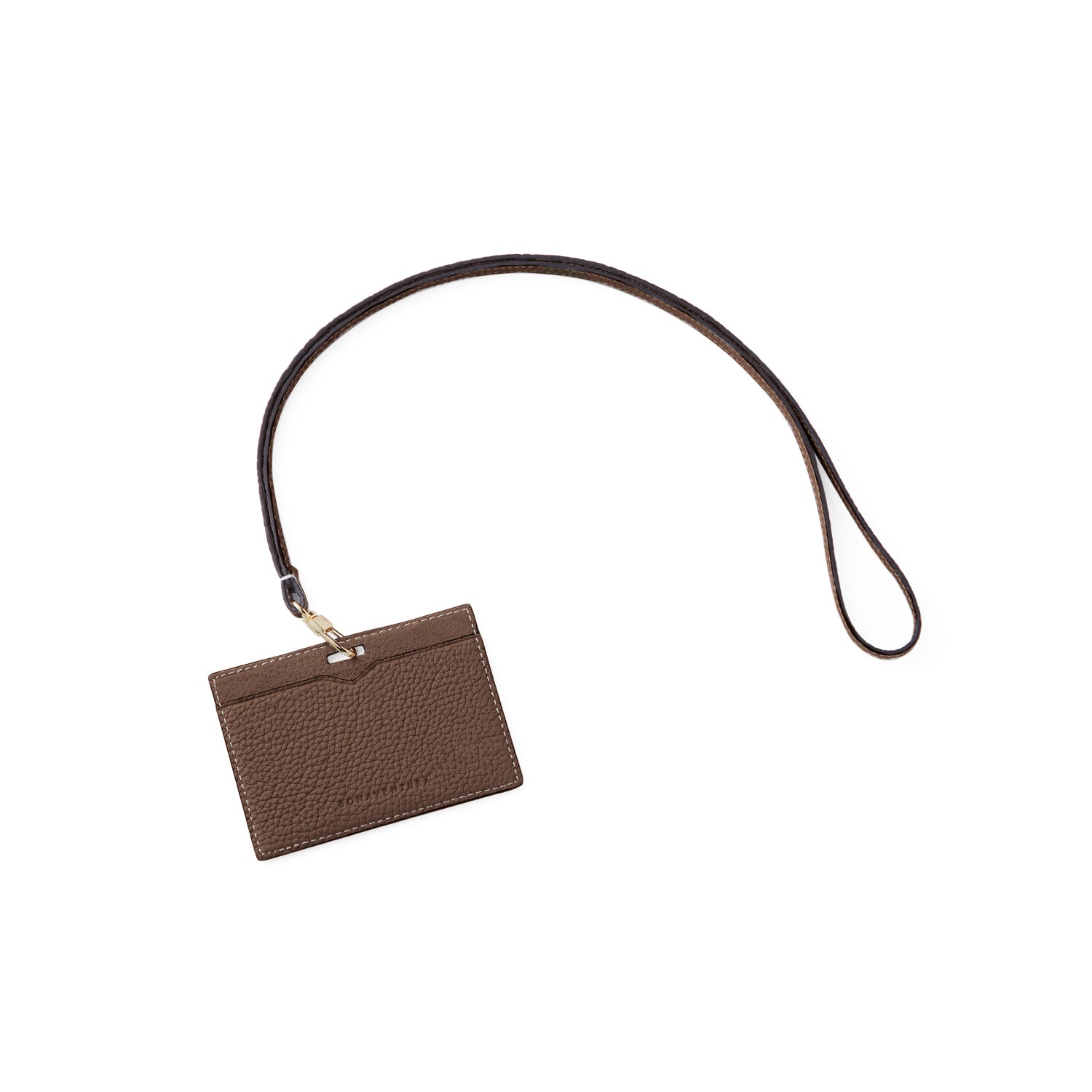 ID card holder in shrink leather (horizontal)