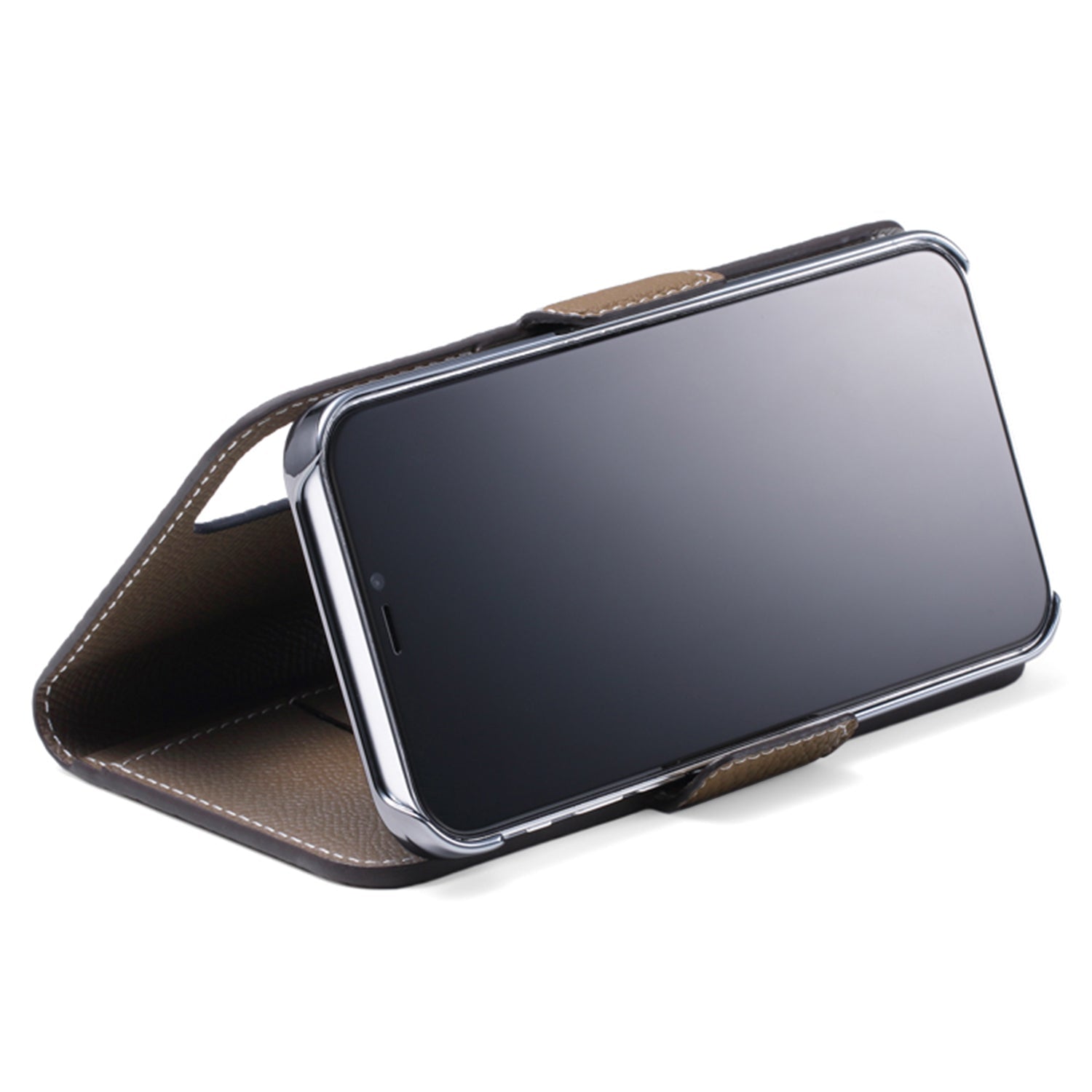 iPhone 15) スタンドダイアリーケース シュリンクレザー