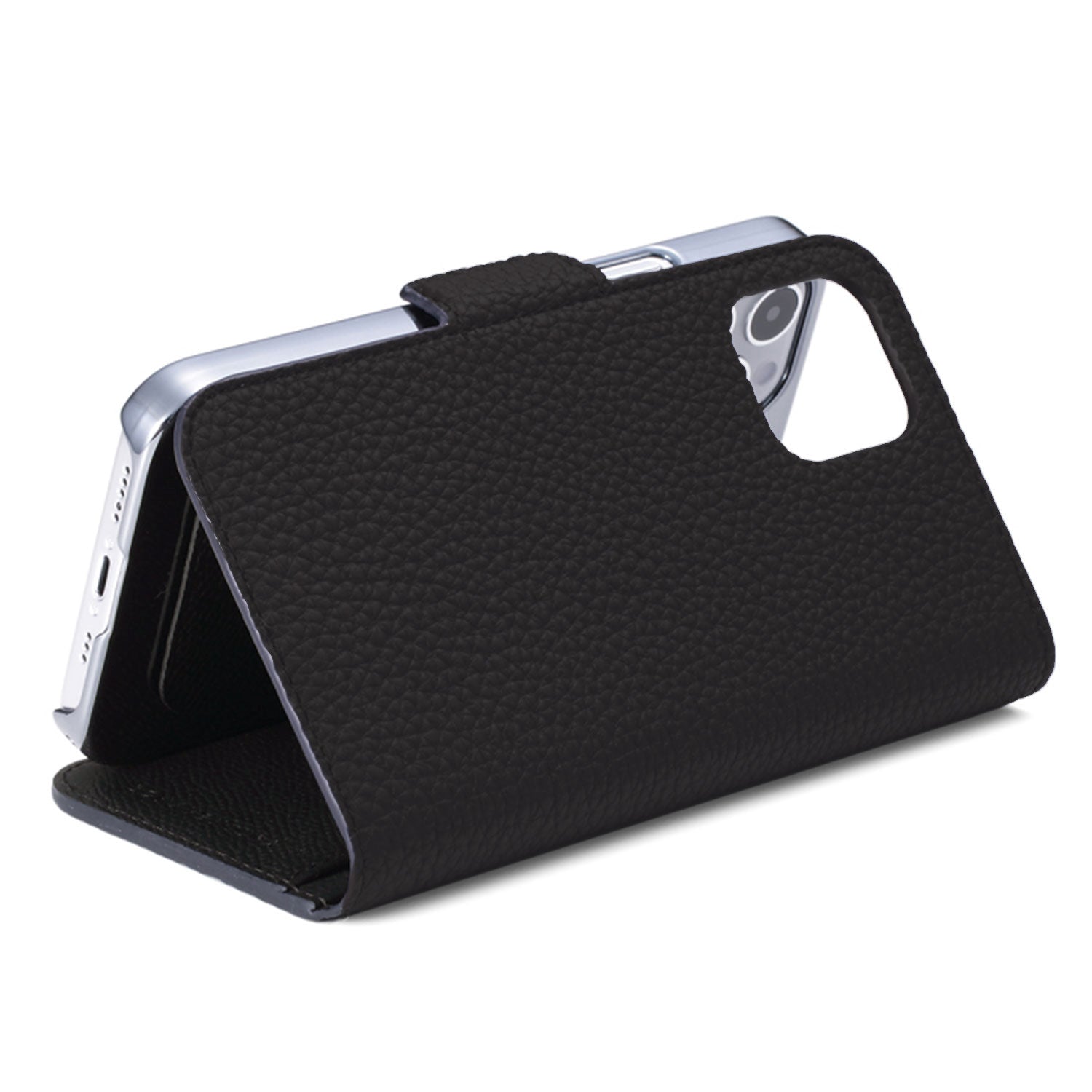 ☆美品☆ BONAVENTURA スマホケース iPhone 15Proブラック BONAVENTURA スマホケース (iPhone 15 Pro) スナップボタン付き