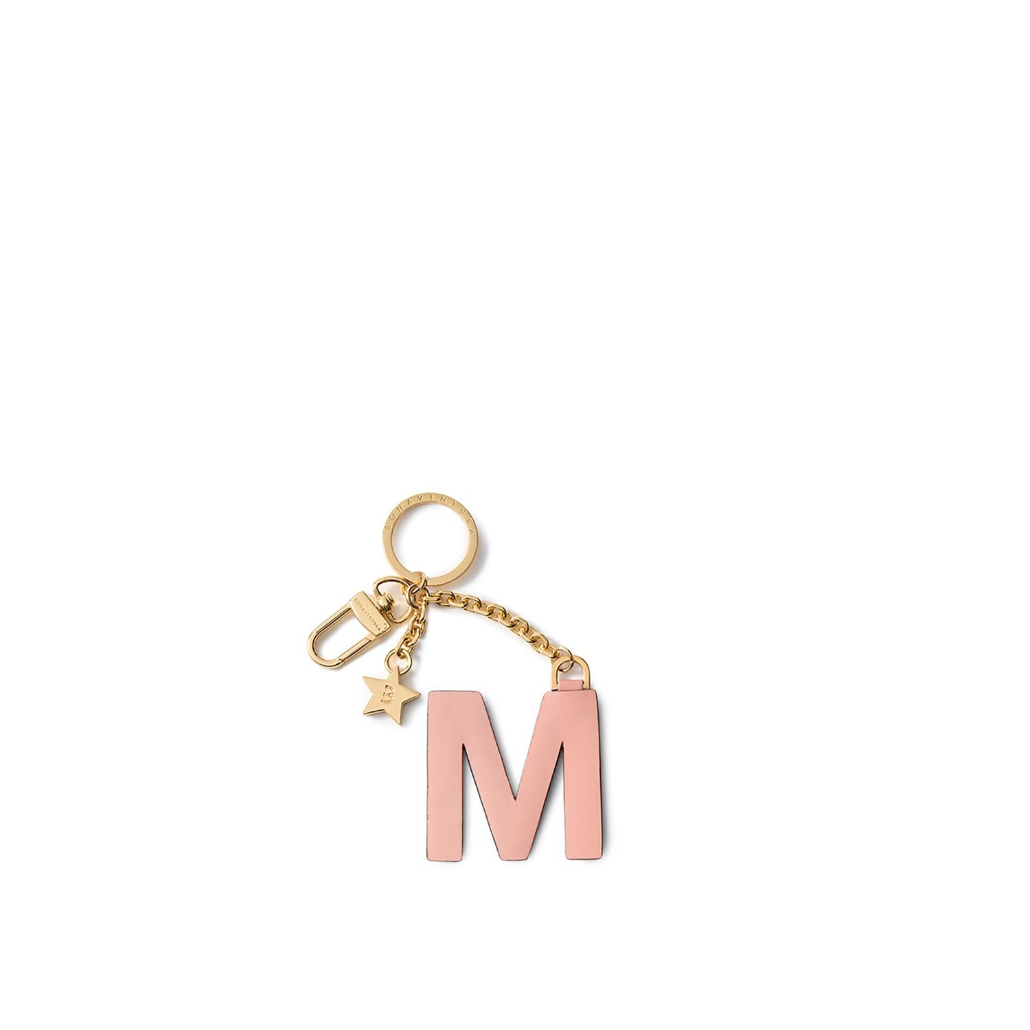 イニシャルチャーム キーホルダー -M