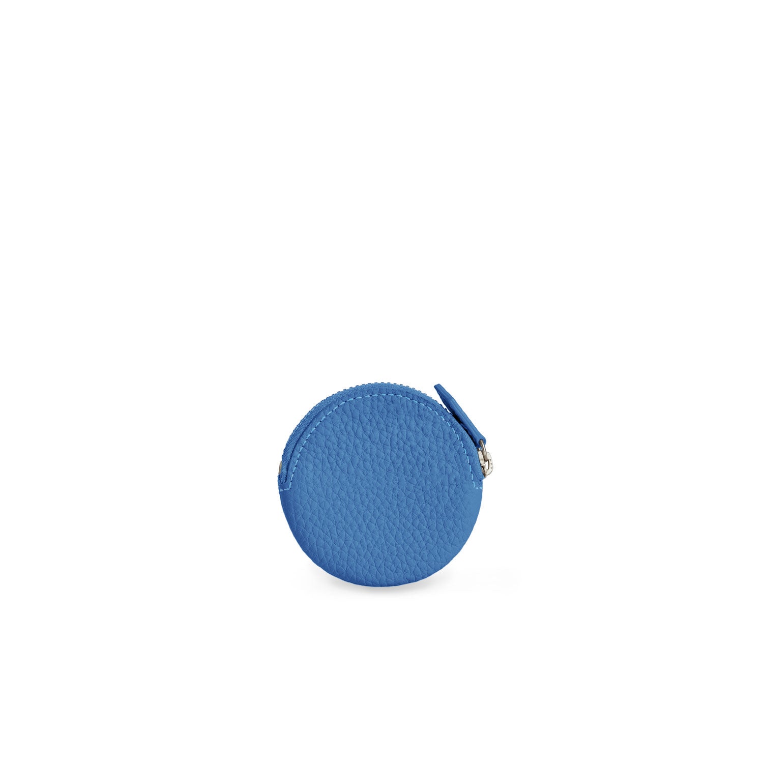 SAVOIA × BONAVENTURA Round coin case in shrink leather