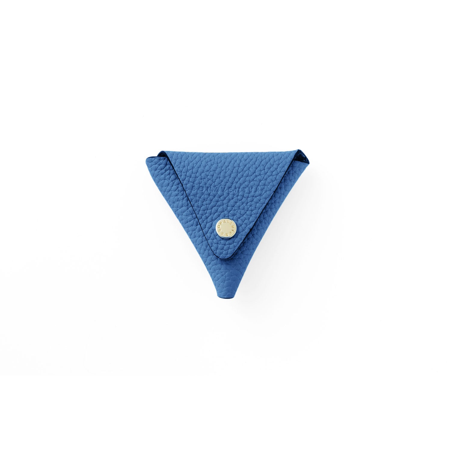 SAVOIA × BONAVENTURA Triangle Coin Case in Shrink Leather