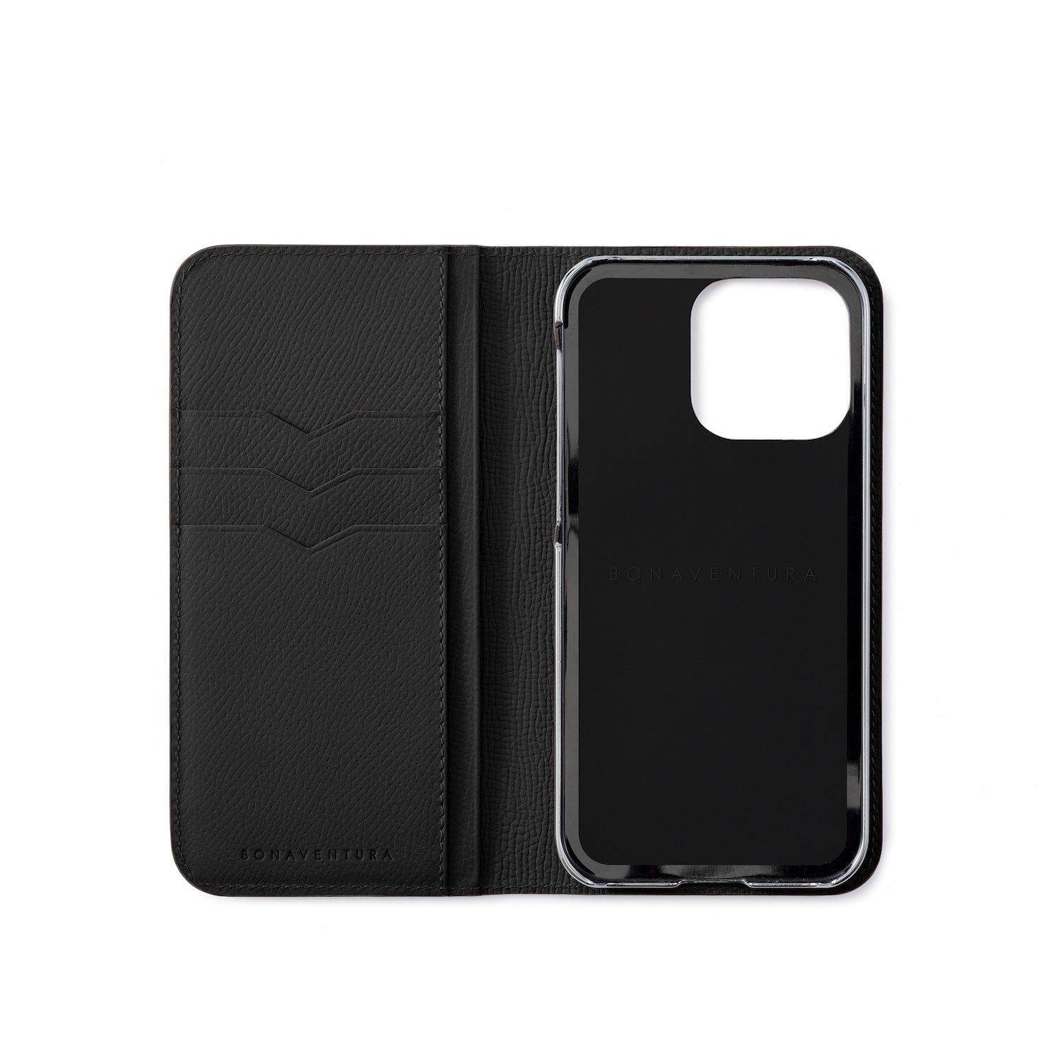 【新品箱付】BONAVENTURA iPhone 14 Pro ケース iPhone 14 Pro Max) ダイアリーケース シュリンクレザー