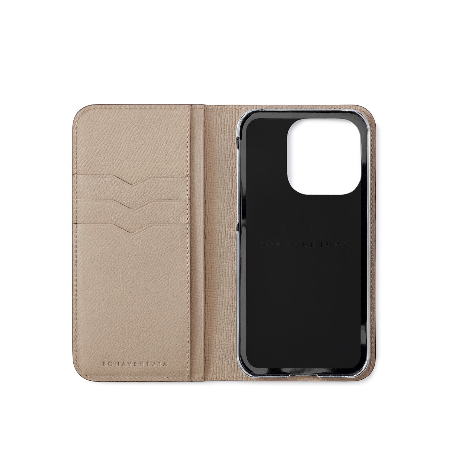 iPhone15proケース　ボナベンチュラ BONAVENTURA｜(iPhone 15 Pro) ハンドル付き バックカバーケース
