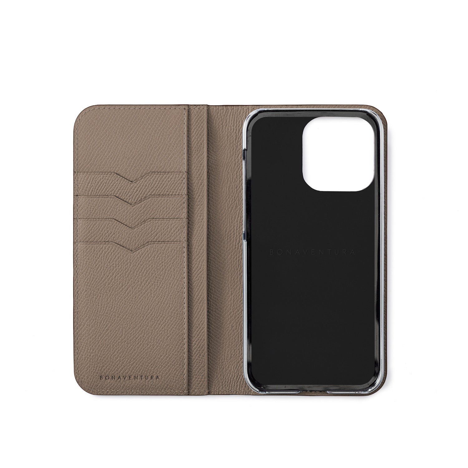 iPhone 18 Pro Max) Diary Case Nobile Leather – BONAVENTURA (ボナ