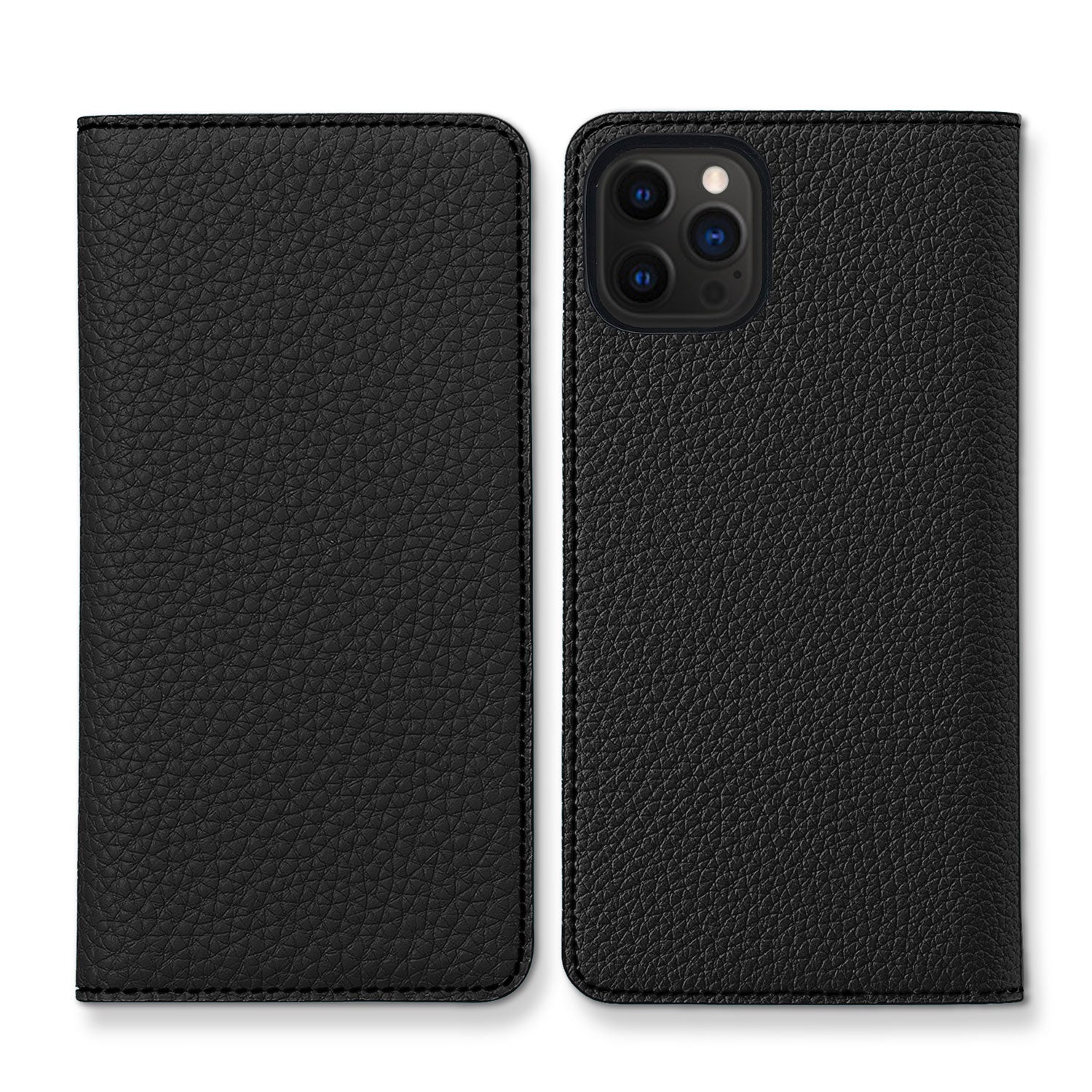 iPhone 12 Pro Max) ダイアリーケース シュリンクレザー